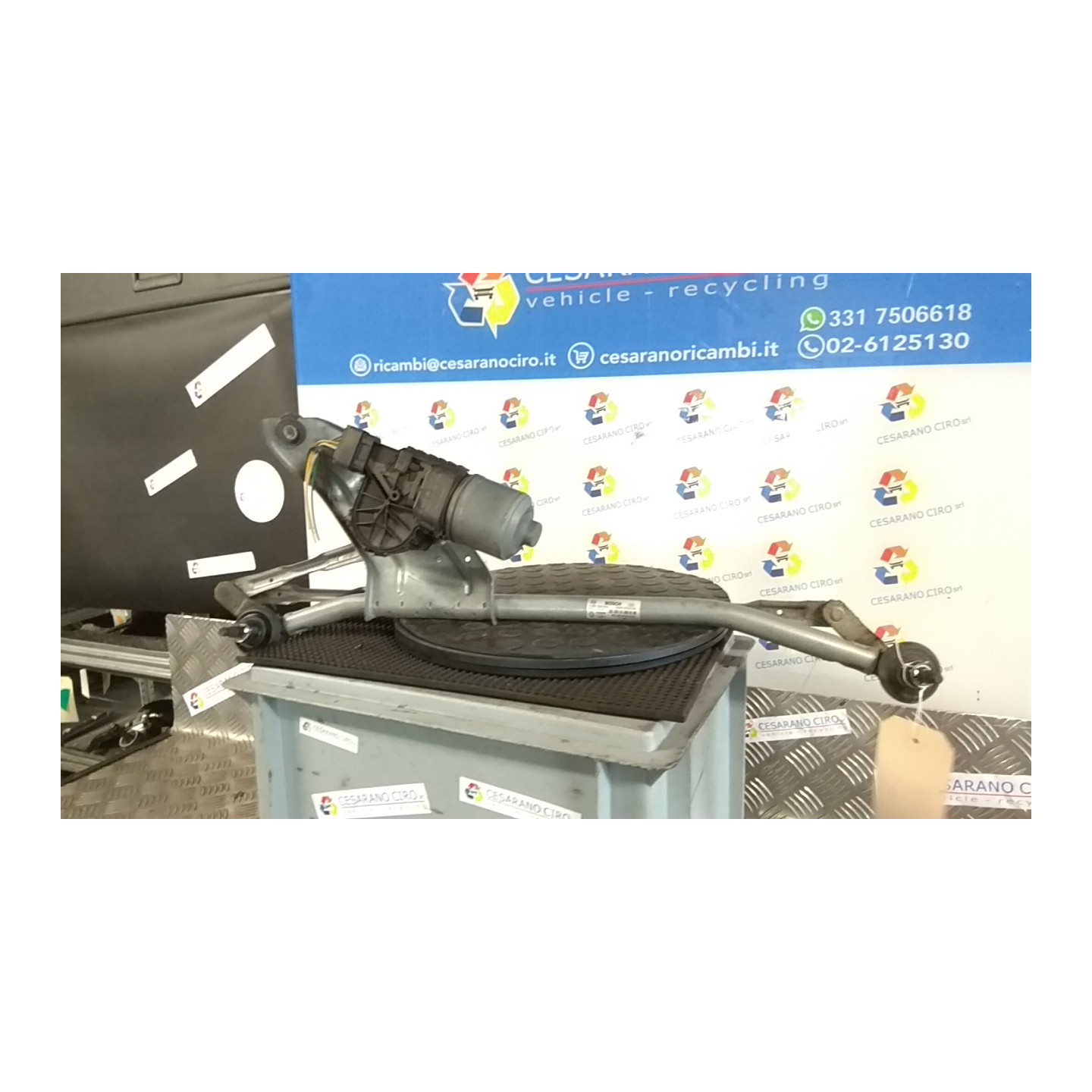 MECCANISMO TERGIPARABREZZA CON MOTORINO 148 DACIA DUSTER (10/13-12/18) K9KG6 8200619512