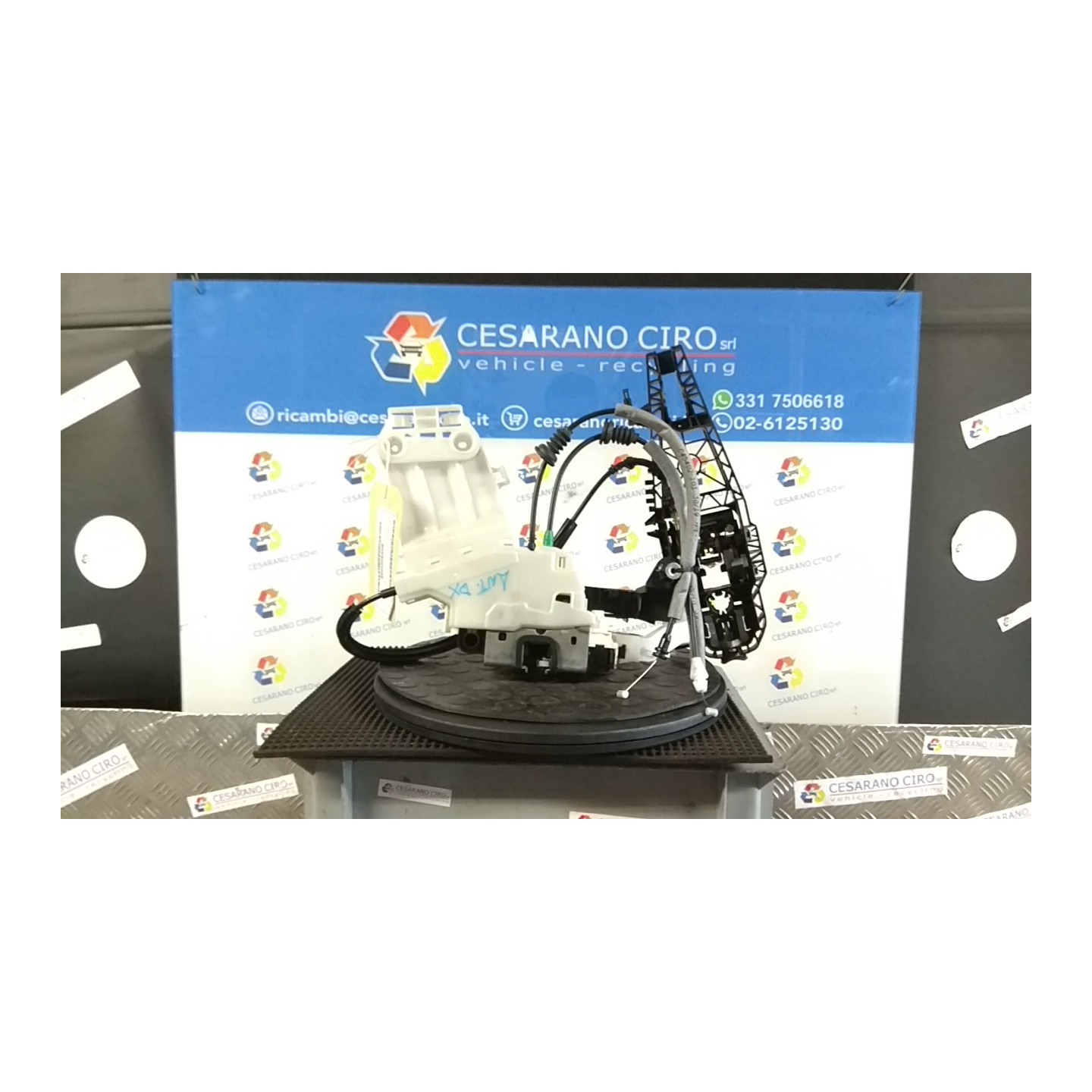 SERRATURA PORTA ANT. DX. 016 FIAT 500X (6X) (07/18-12/22) 55263842 52139900