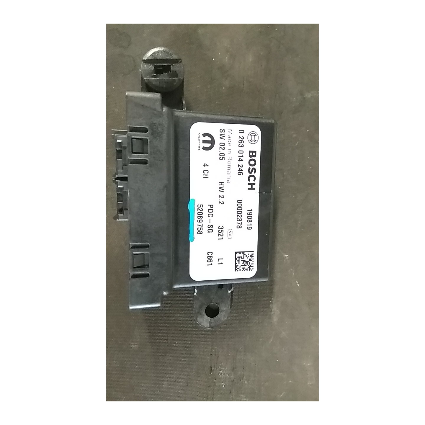 CENTRALINA SENSORI PARCHEGGIO 028 FIAT 500X (6X) (07/18-12/22) 55263842 52089758
