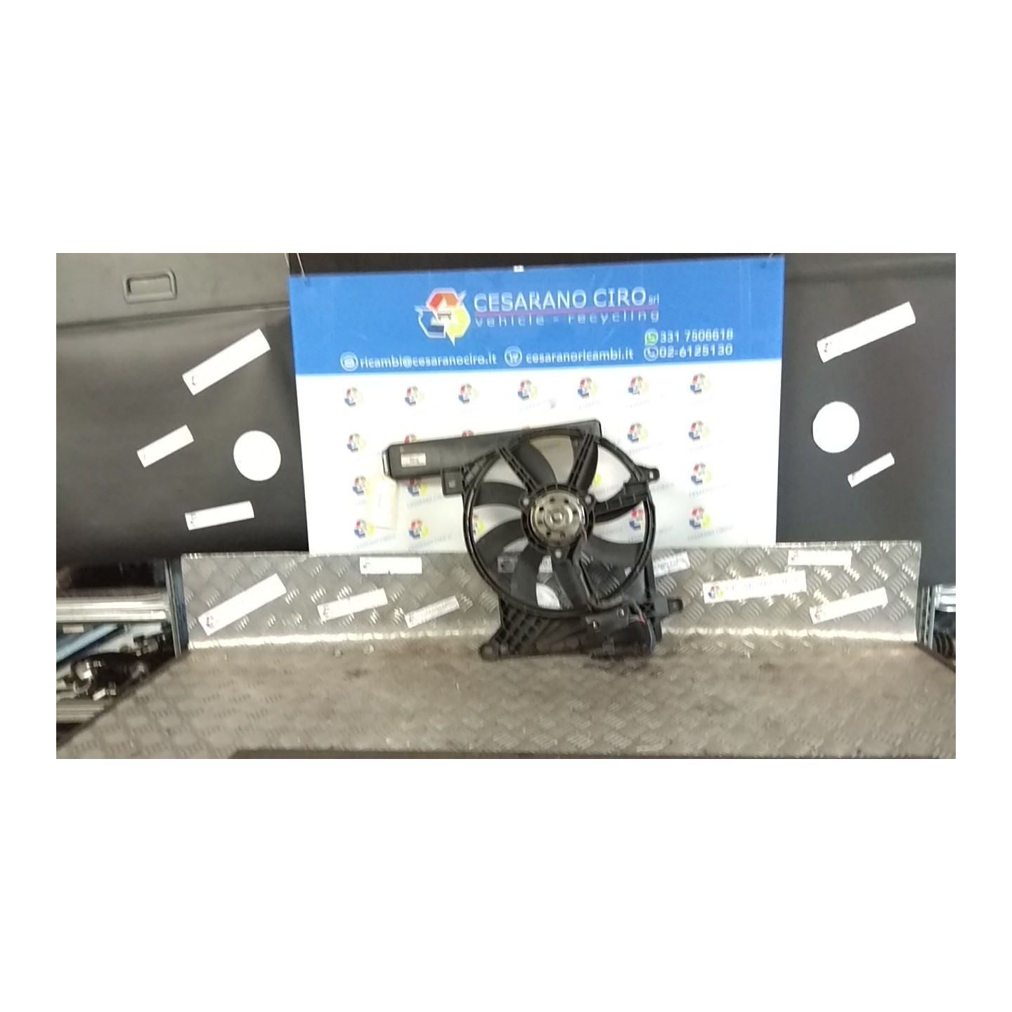 ELETTROVENTOLA 072 OPEL MERIVA (X03) (03/03-12/10) Z17DTH 13225932