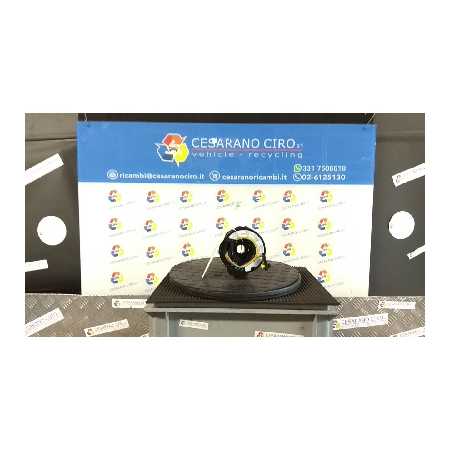 CONTATTO SPIRALIFORME AIRBAG 018 OPEL AGILA (H08) (01/08-) K12B 93194974