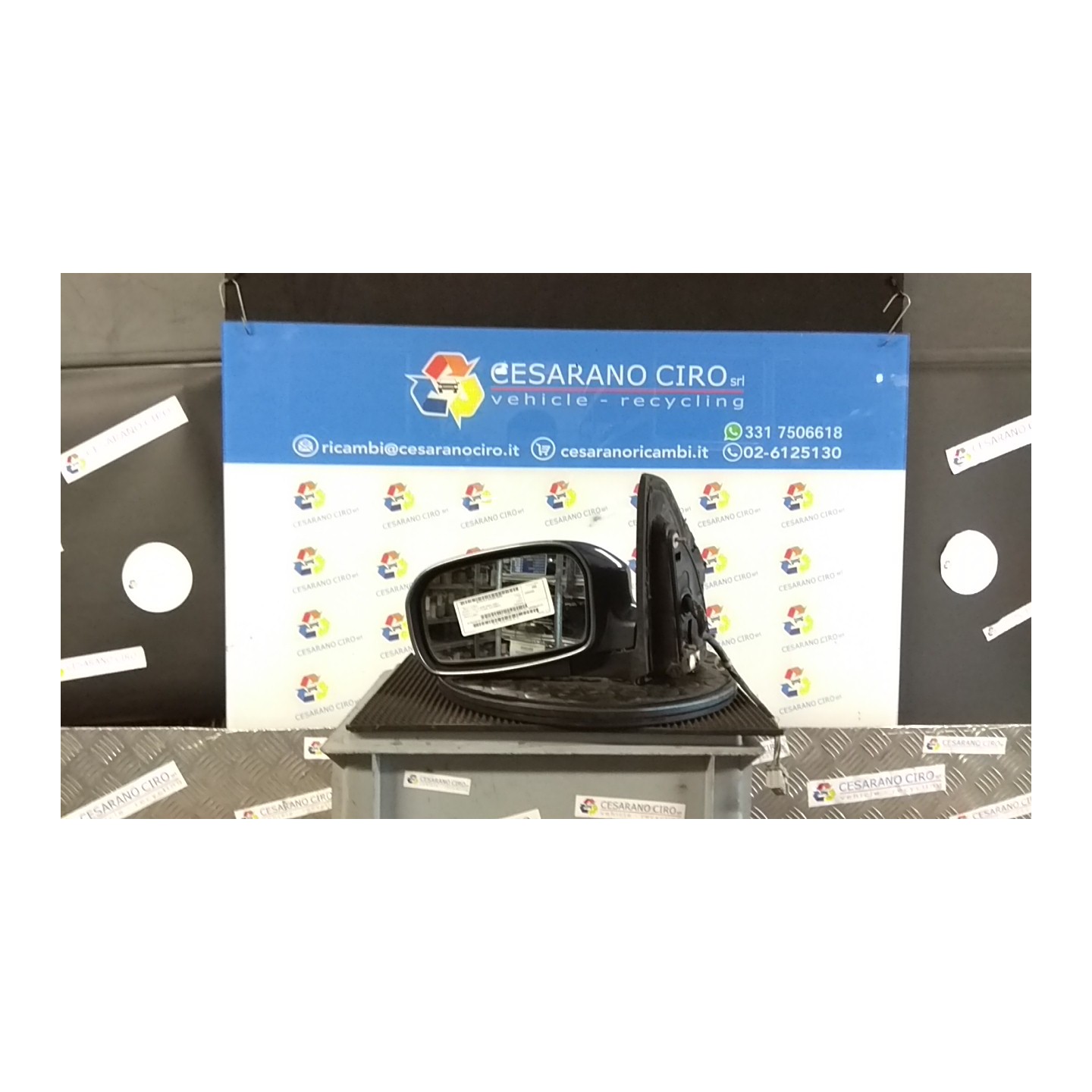 RETROVISORE EST. REGOLAZ. ELETTR. TERMICO ARGENTO SX. 091 HONDA CIVIC 7A SERIE (03/01-12/05) 4EE2 76250S6DG51ZH