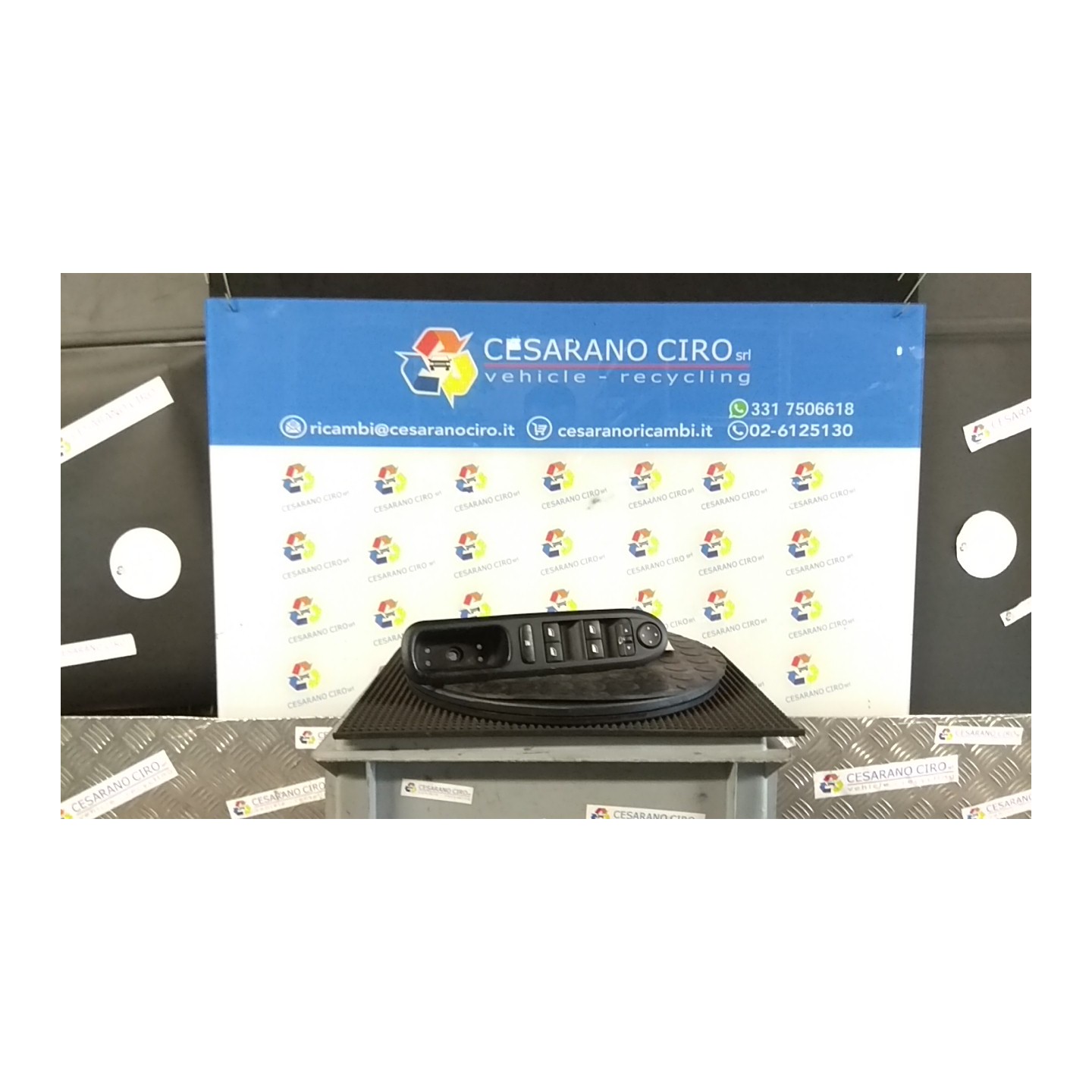BLOCCO COMANDI ALZACRISTALLI 016 PEUGEOT 407 (03/04-03/12) RHR 6554ES