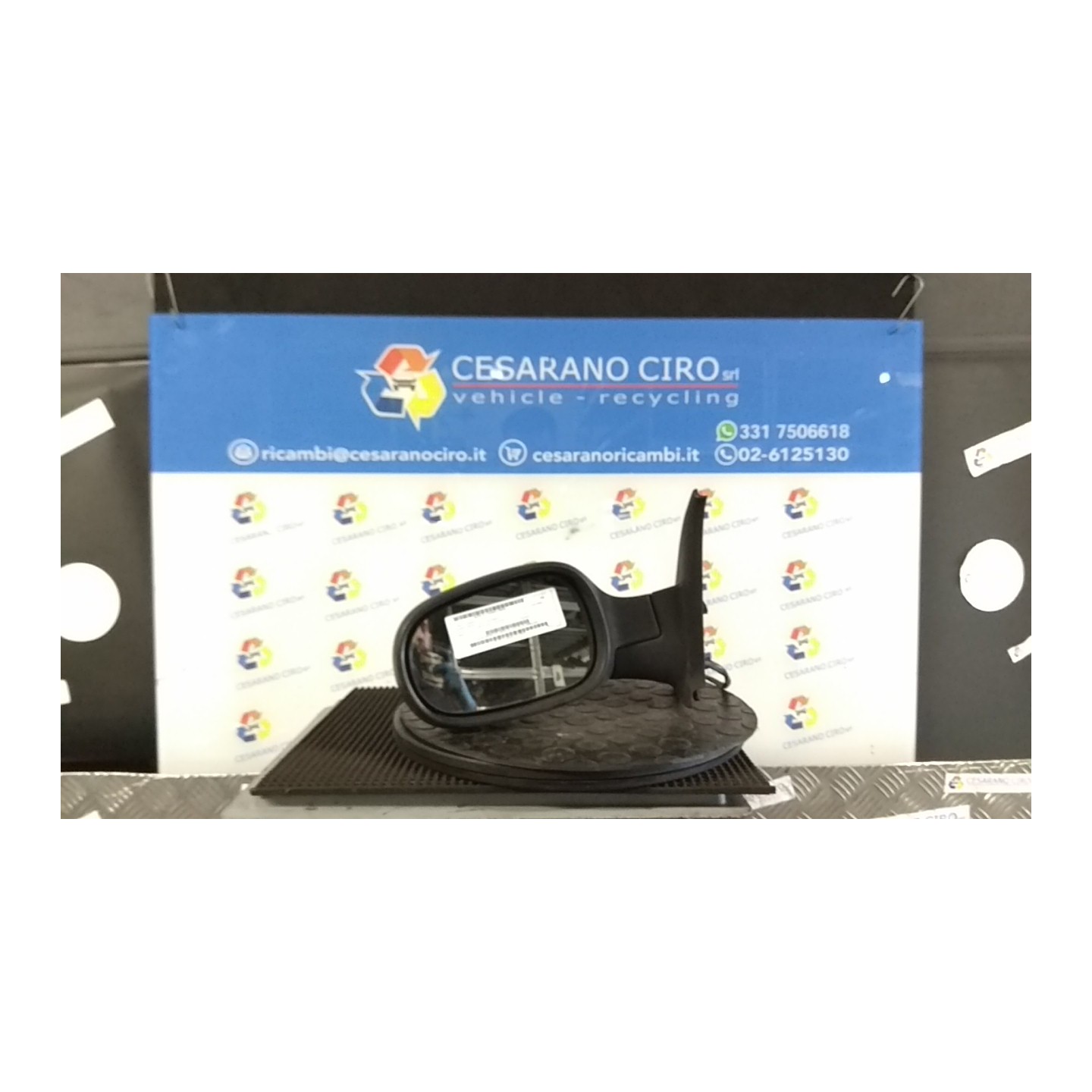 RETROVISORE EST. REGOLAZ. ELETTR. SX. 035 NISSAN MICRA (K12E) (11/02-05/06) CR12 96302AX661