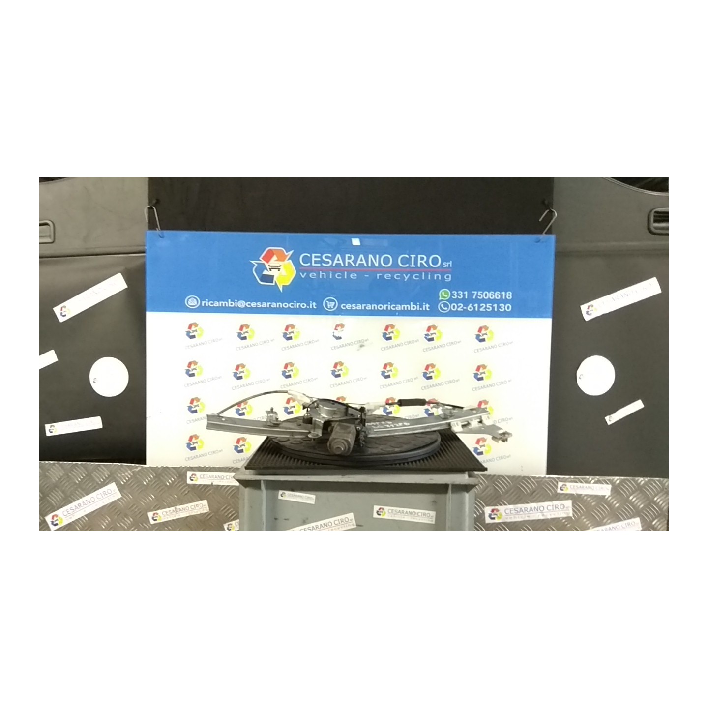 ALZACRISTALLO ELETTR. PORTA POST. DX. 042 CHEVROLET (DAEWOO) LACETTI (J200) (01/05-12/10) F14D3 94566243