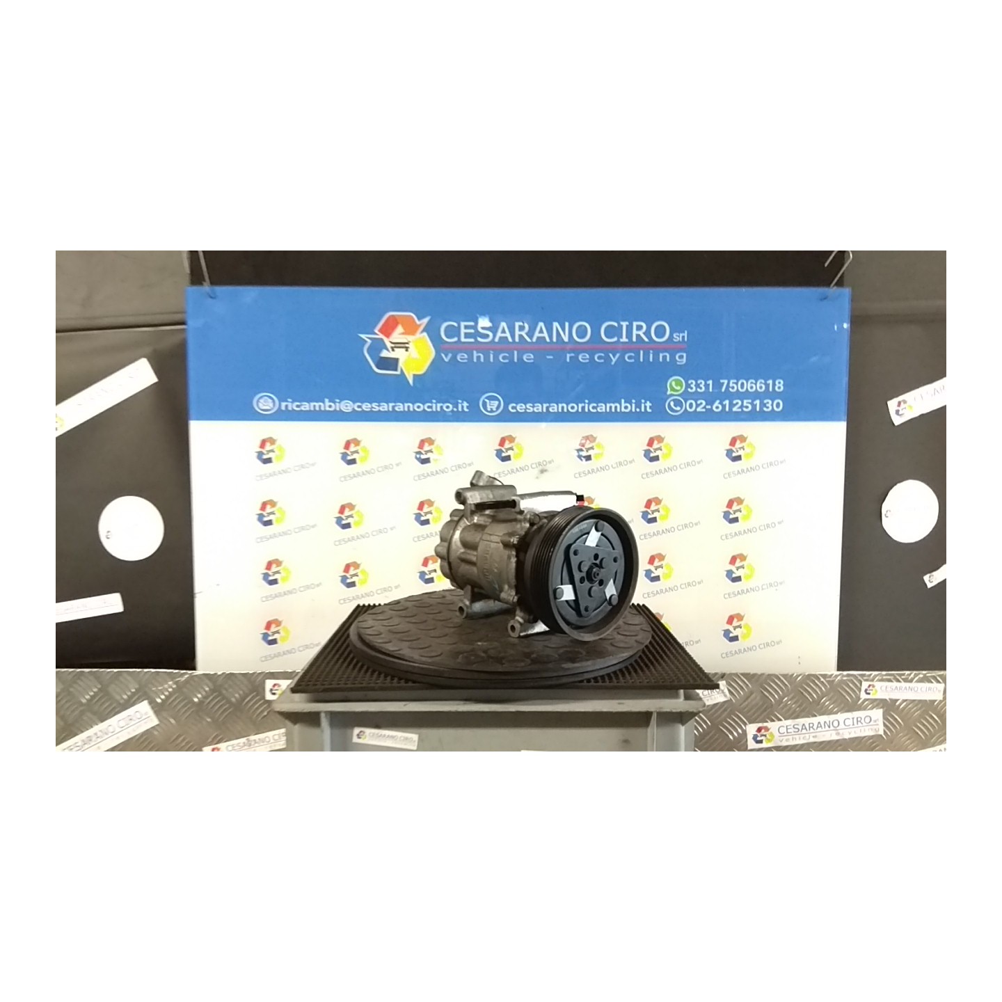 COMPRESSORE A/C 025 RENAULT MODUS 1A SERIE (09/04-01/08) K9KJ7 8200866437