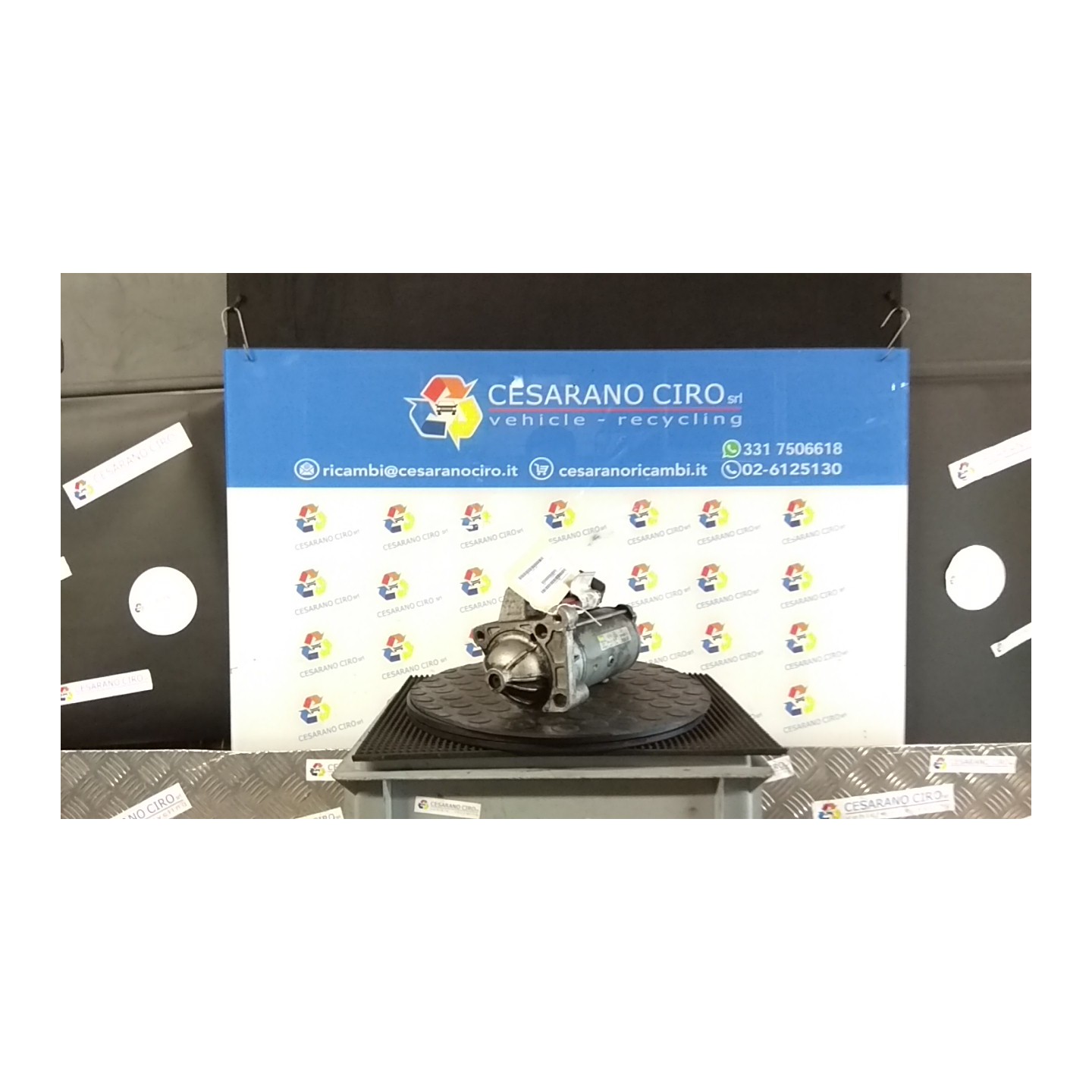 MOTORINO AVVIAMENTO VALEO PUNZONATURA. = D7R44 073 RENAULT MEGANE C+C 2A SERIE (02/06-02/ F9QE8 8200628419