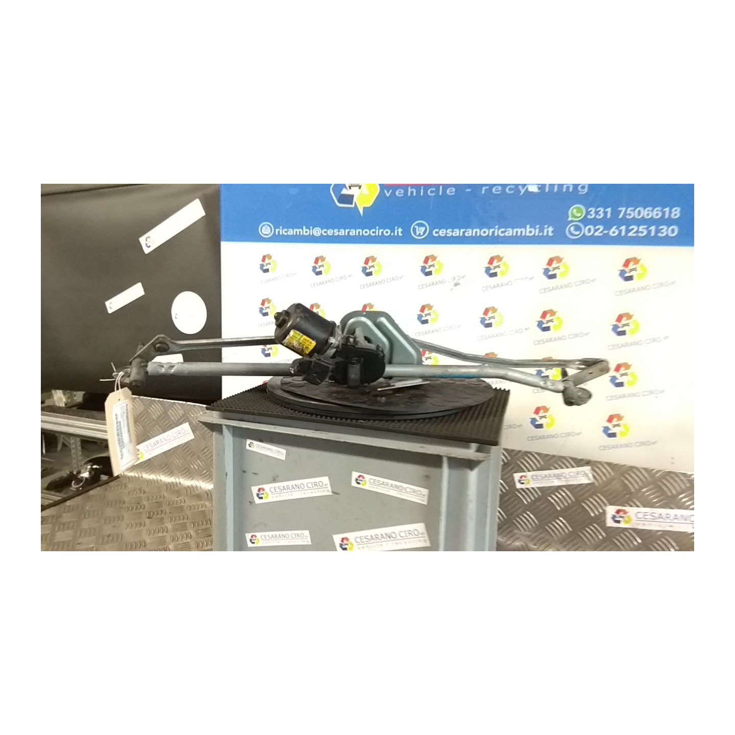 MECCANISMO TERGIPARABREZZA CON MOTORINO 094 MINI MINI (R56) (08/06-08/10) N14B16A 61617138789
