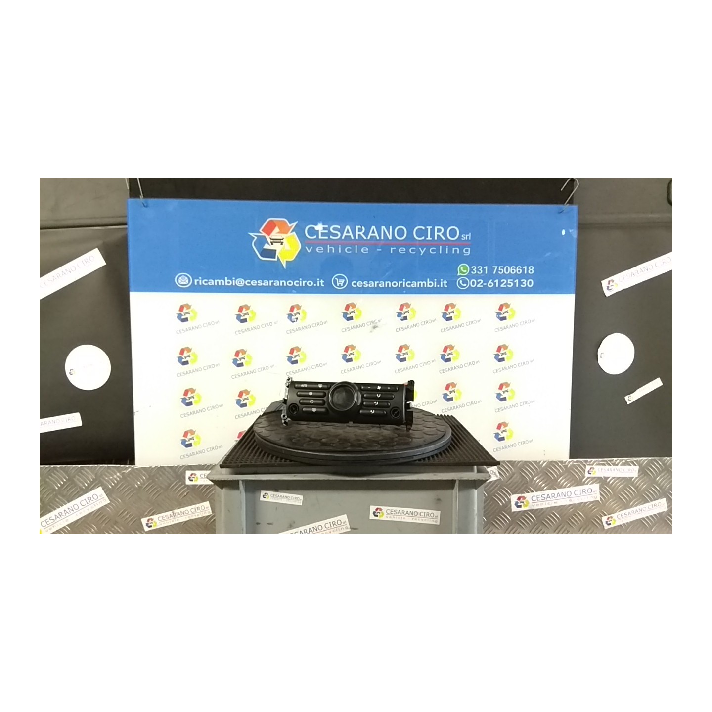 BLOCCO COMANDO CLIMATIZZAZIONE 101 MINI MINI (R50/R53) (07/01-07/06) W10B16A 64111502212
