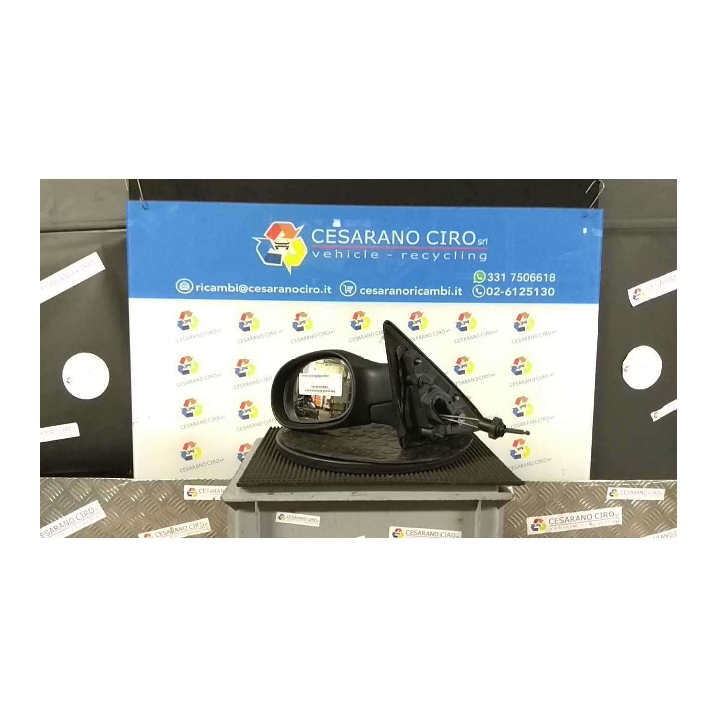 RETROVISORE EST. REGOLAZ. MANUALE SX. 029 RENAULT LAGUNA 1A SERIE (01/94-05/98) F3P D7 7700818753