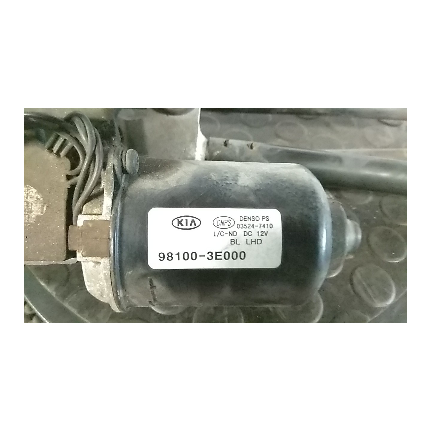 MECCANISMO TERGIPARABREZZA 087 KIA SORENTO 1A SERIE (07/02-12/06 D4CB 981203E000