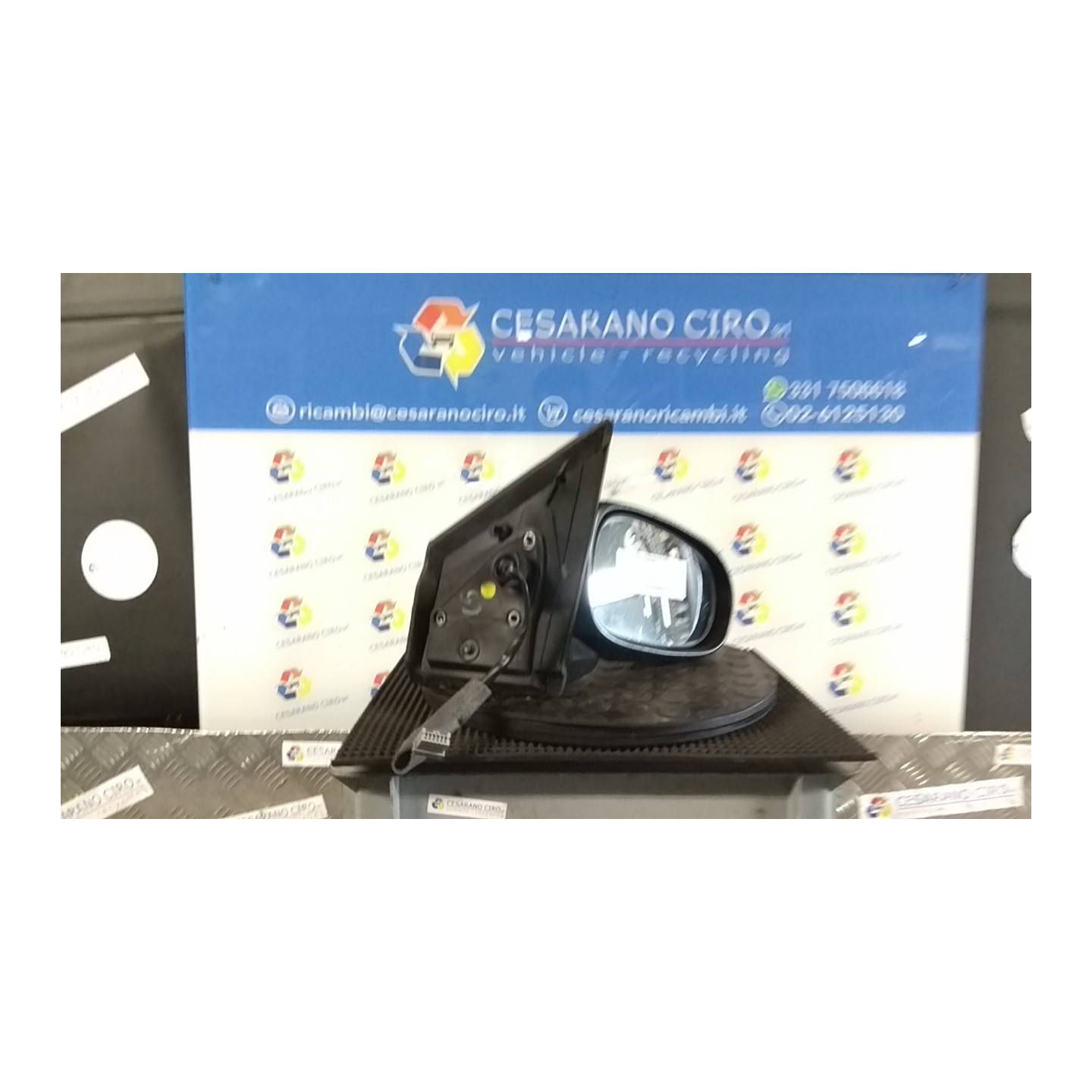 RETROVISORE EST. REGOLAZ. ELETTR. DX. 010 NISSAN ALMERA TINO (07/00-04/03) QG18 96301BU321