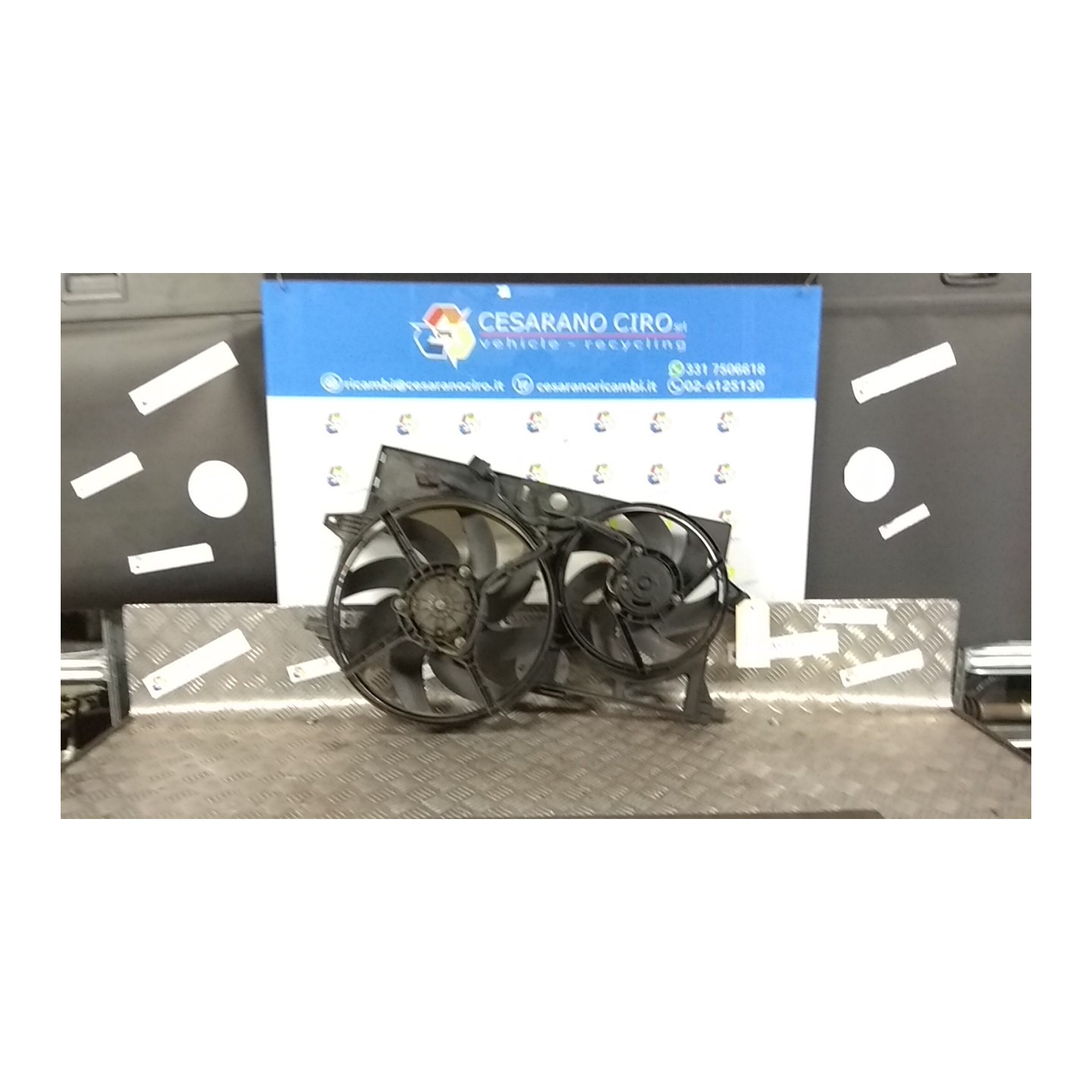ELETTROVENTOLA DX. 026 FIAT SCUDO (PL) (02/96-12/03) D9B 1474413080