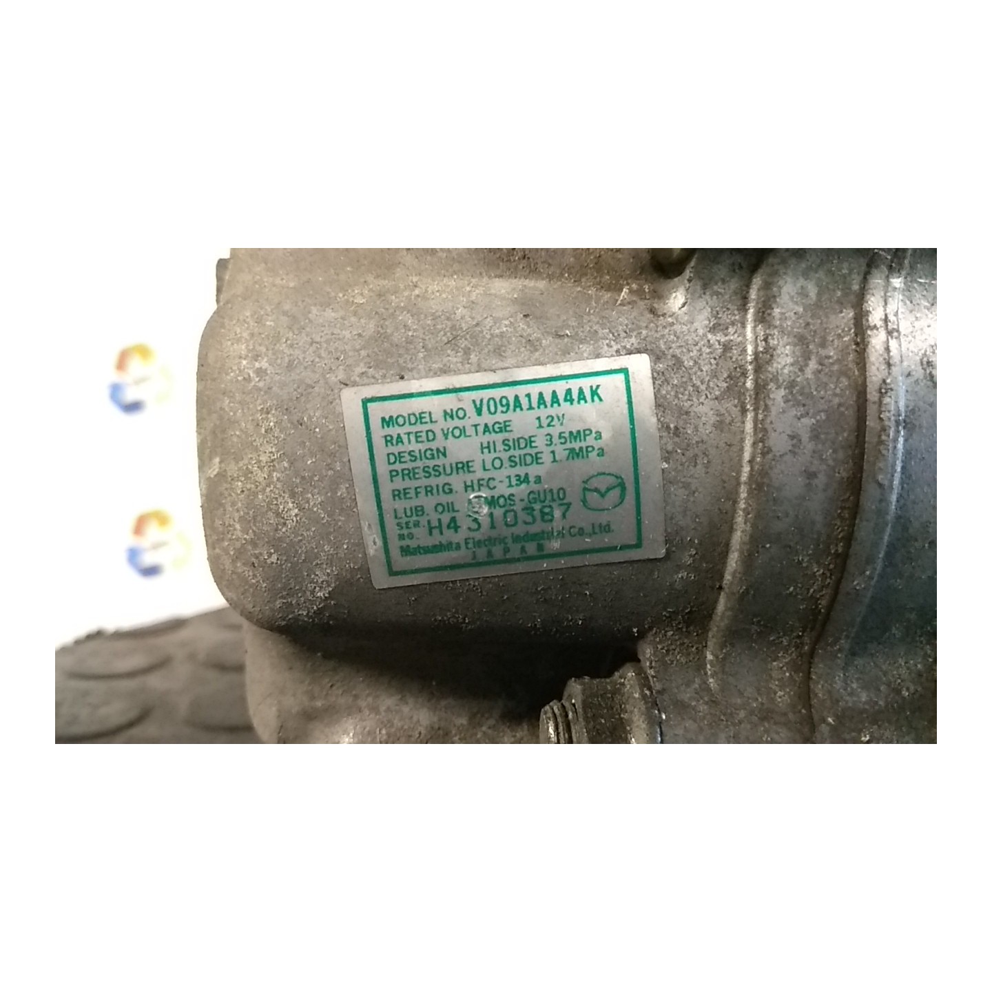 COMPRESSORE A/C 098 MAZDA MAZDA 2 2A SERIE (08/07-12/14 ZJ D65161K00D
