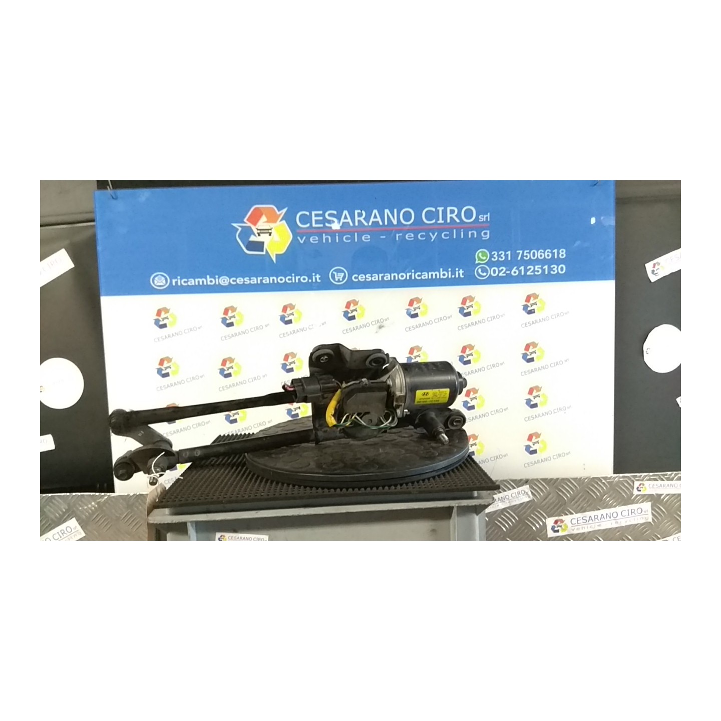 MECCANISMO TERGIPARABREZZA 002 HYUNDAI GETZ (07/02-12/09) G4HG 981201C001
