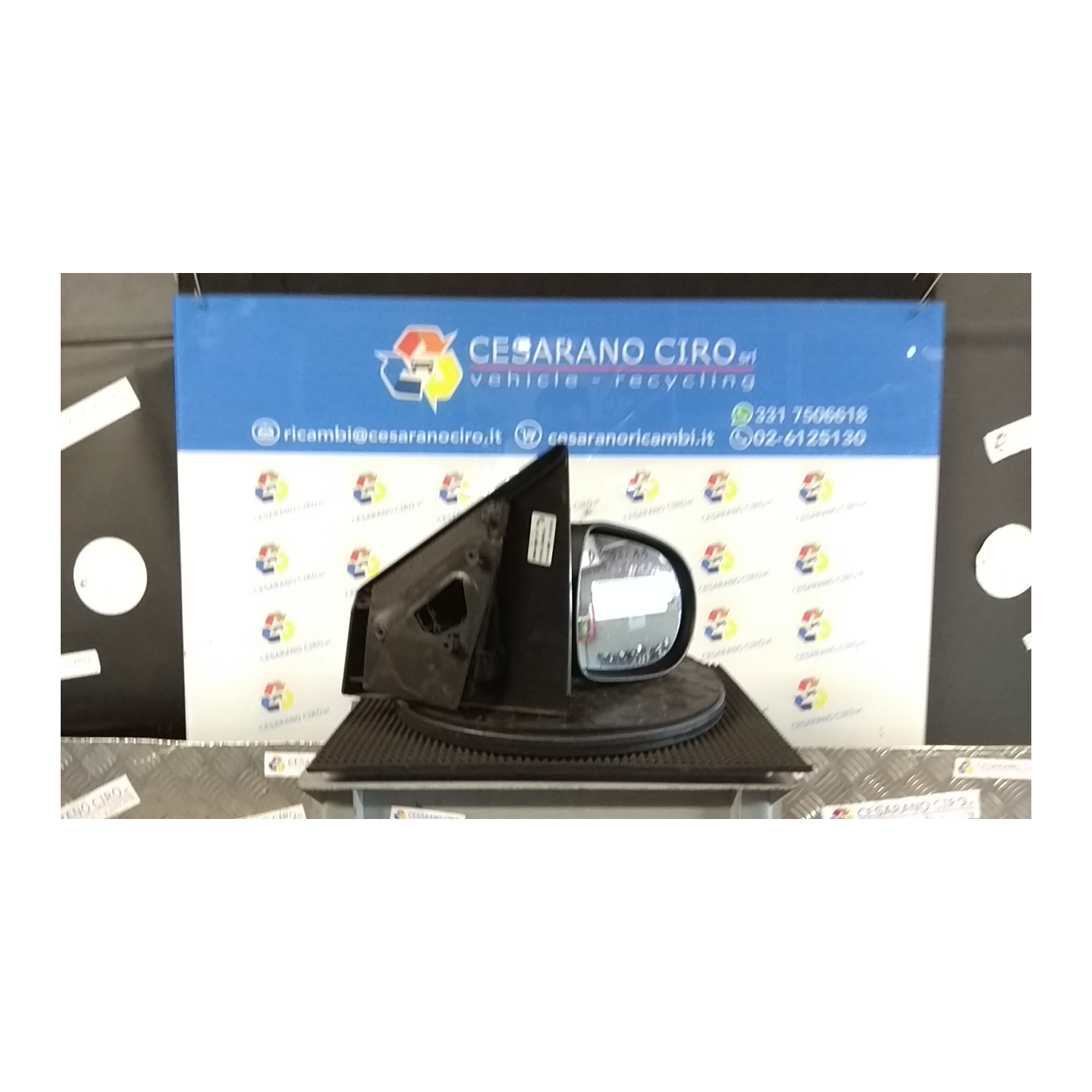 RETROVISORE EST. REGOLAZ. ELETTR. RETROVISORI ESTERNI 01 DX. 019 RENAULT CLIO 3A SERIE (05/09-) D4FD7 7701071864