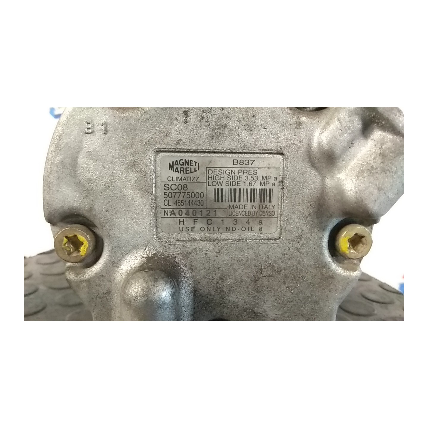 COMPRESSORE A/C 021 LANCIA Y (01/96-10/00) 840A3000 NB0576010017011