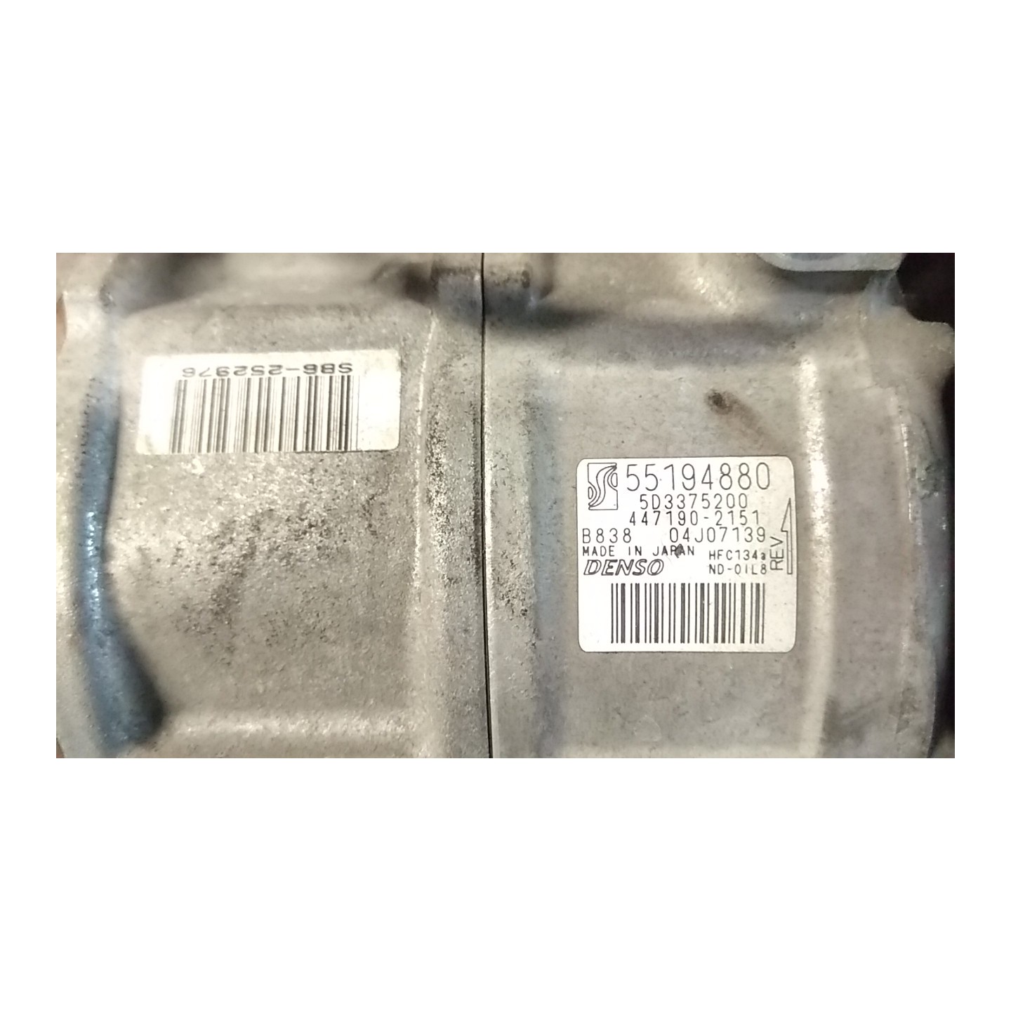 COMPRESSORE A/C 029 FIAT GRANDE PUNTO (2Y) (06/05-12/08 199A4000 55194880