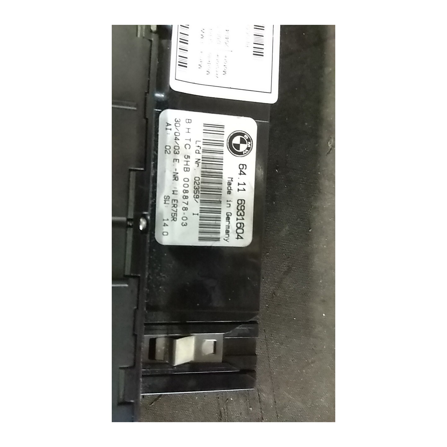 BLOCCO COMANDO CLIMATIZZAZIONE C/A/C AUTO 113 BMW SERIE 3 (E46) (09/01-09/05) 204D4 64116956319