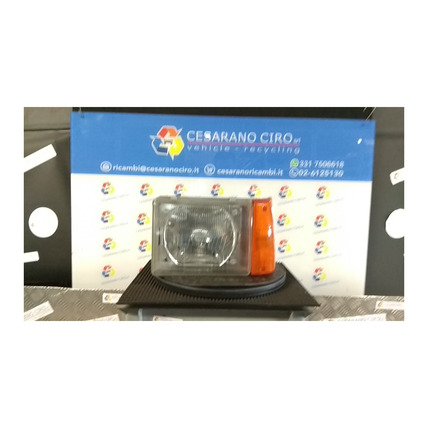 PROIETTORE CARELLO SX. 127 FIAT PANDA 1A SERIE (03/92-03/04) 187A1000 46421729
