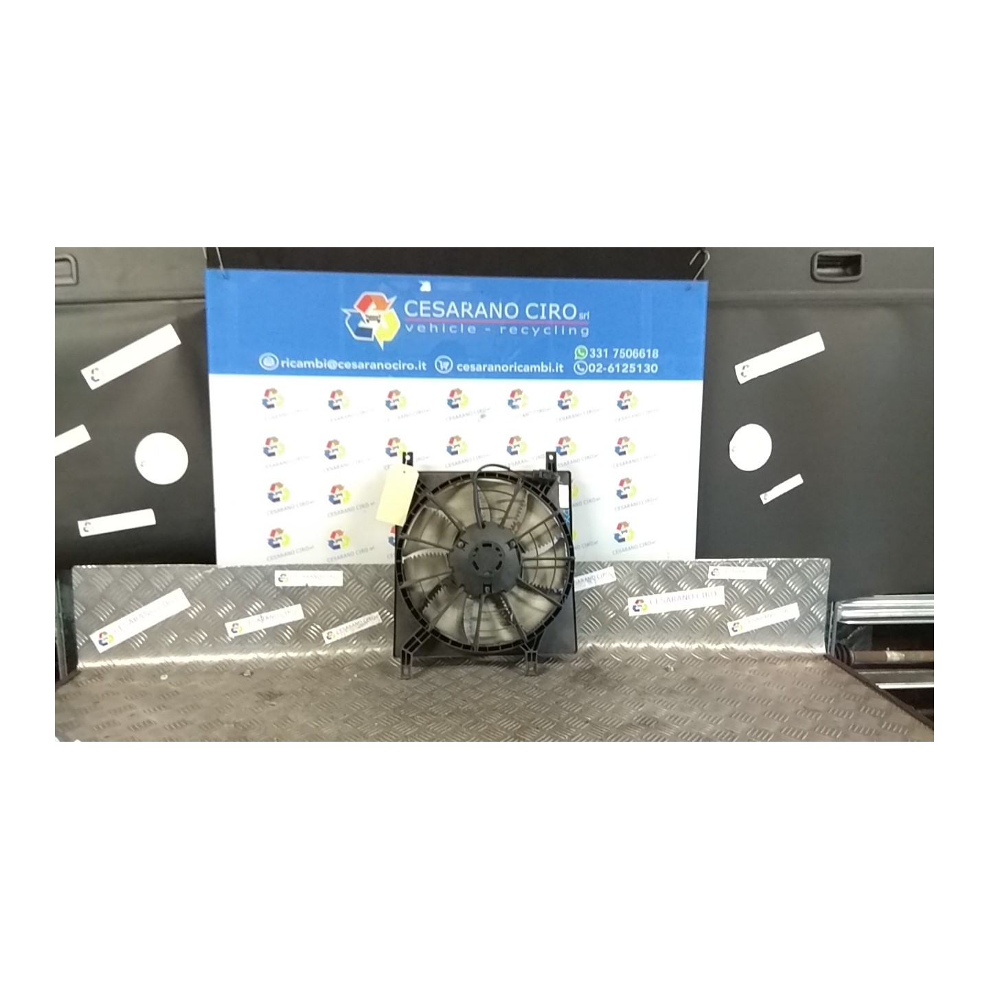 ELETTROVENTOLA CON SUPPORTO 046 FIAT SEDICI (3B) (02/06-11/11) M16A 71750370