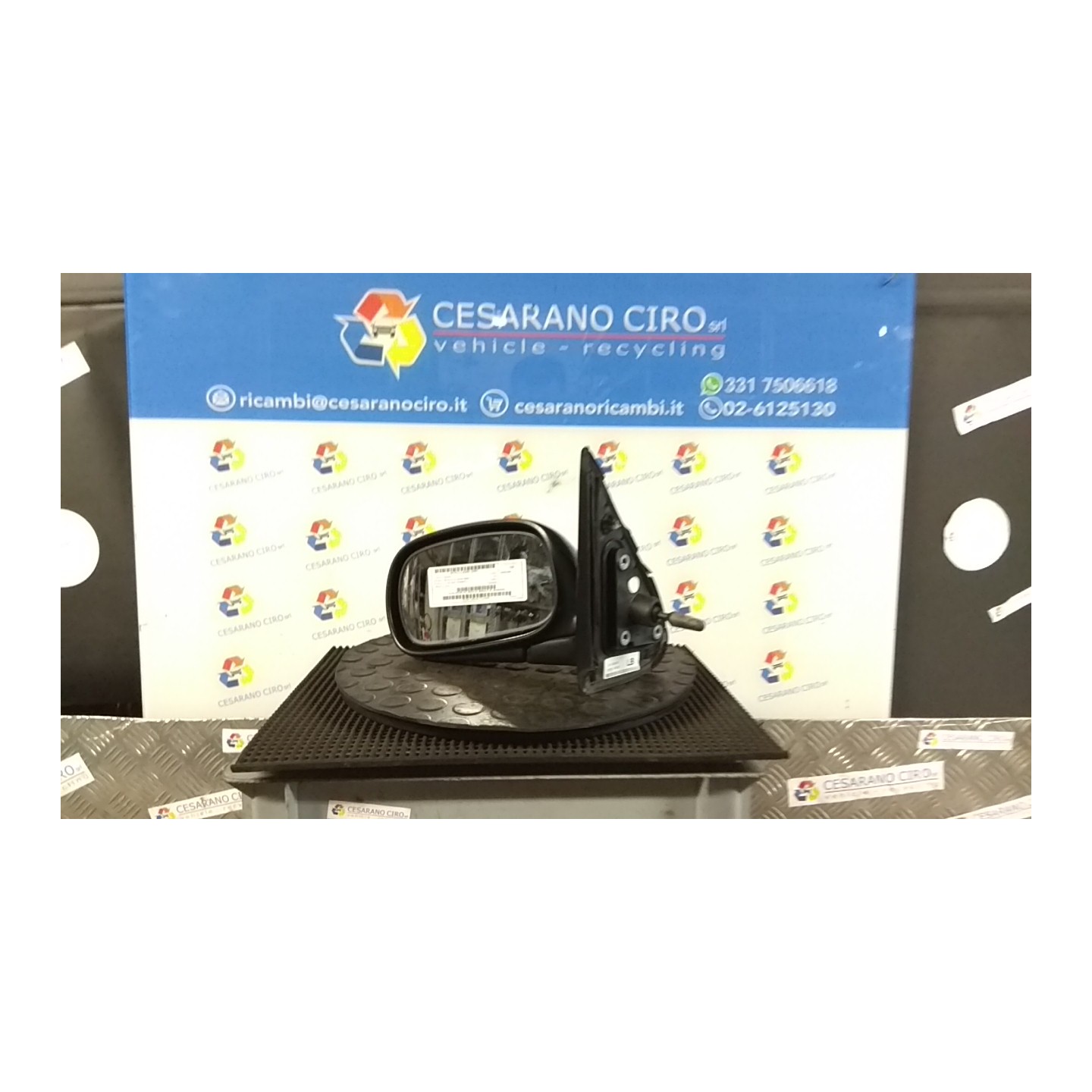 RETROVISORE EST. REGOLAZ. MANUALE SX. 063 NISSAN MICRA (K11E) (02/98-09/00) CG10 963026F600