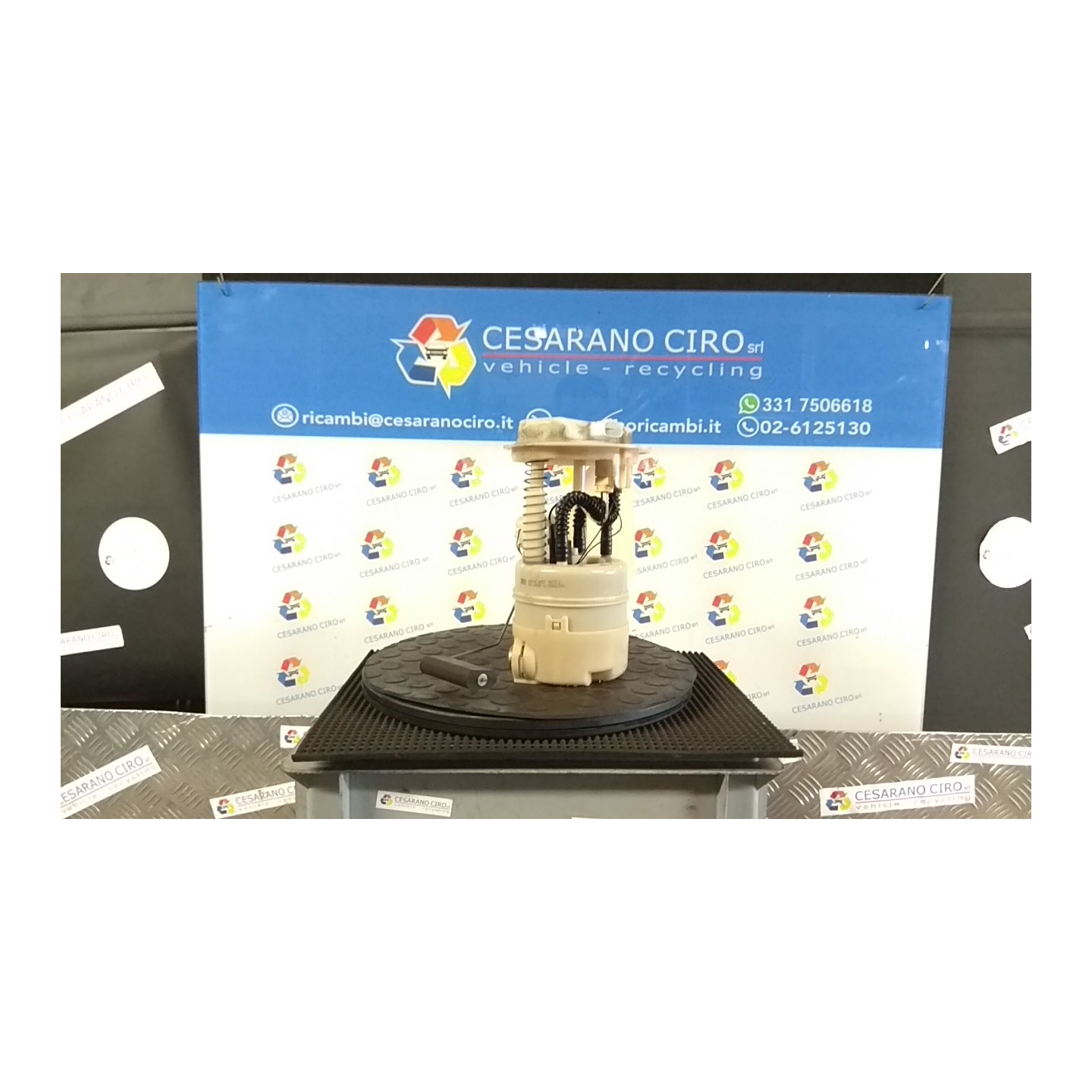 POMPA CARBURANTE C/TRASDUTTORE (GALLEGGIANTE) 133 RENAULT CLIO 3A SERIE (07/05-05/09) D4FD7 8200727740
