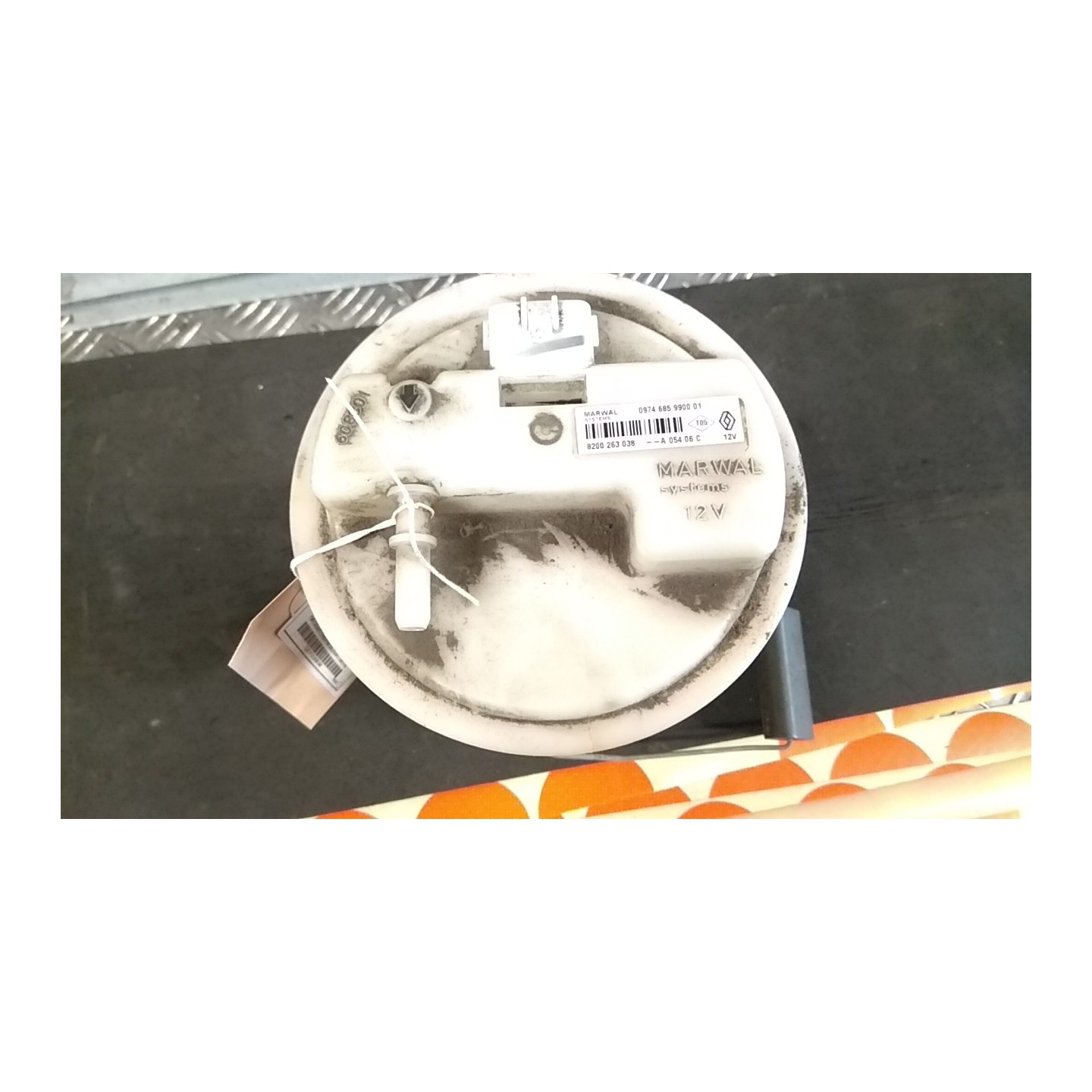 POMPA CARBURANTE C/TRASDUTTORE (GALLEGGIANTE) 133 RENAULT CLIO 3A SERIE (07/05-05/09) D4FD7 8200727740