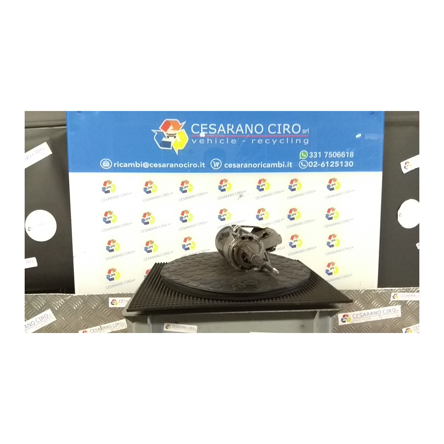 MOTORINO AVVIAMENTO 1,2KW BAT 60AH 074 FIAT SEDICI (3B) (02/06-11/11) M16A 71750026
