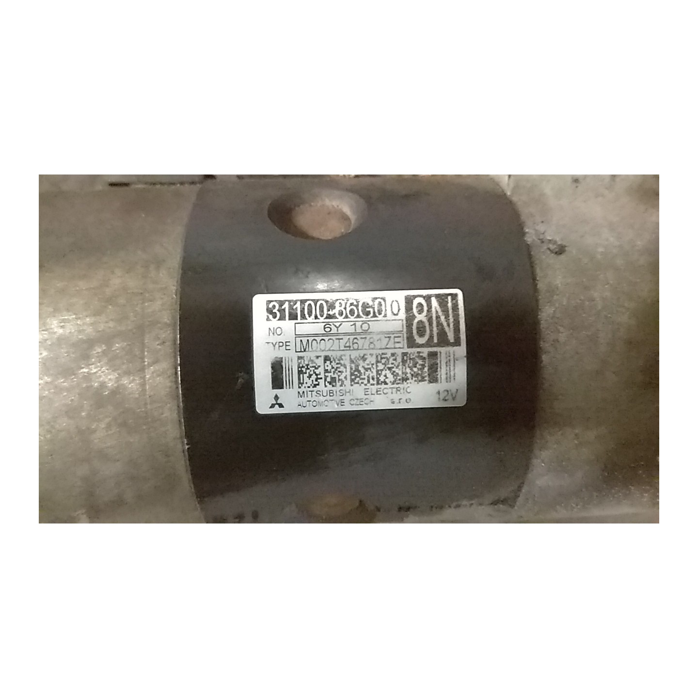 MOTORINO AVVIAMENTO 1,2KW BAT 60AH 074 FIAT SEDICI (3B) (02/06-11/11) M16A 71750026