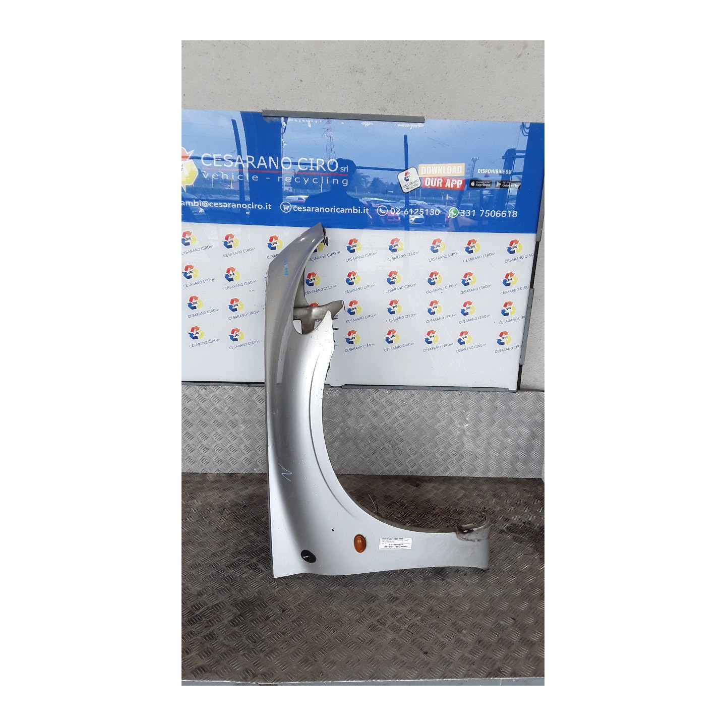 PARAFANGO ANT. DX. 124 CHRYSLER PT CRUISER (05/00-10/05) 20L K05139960AB