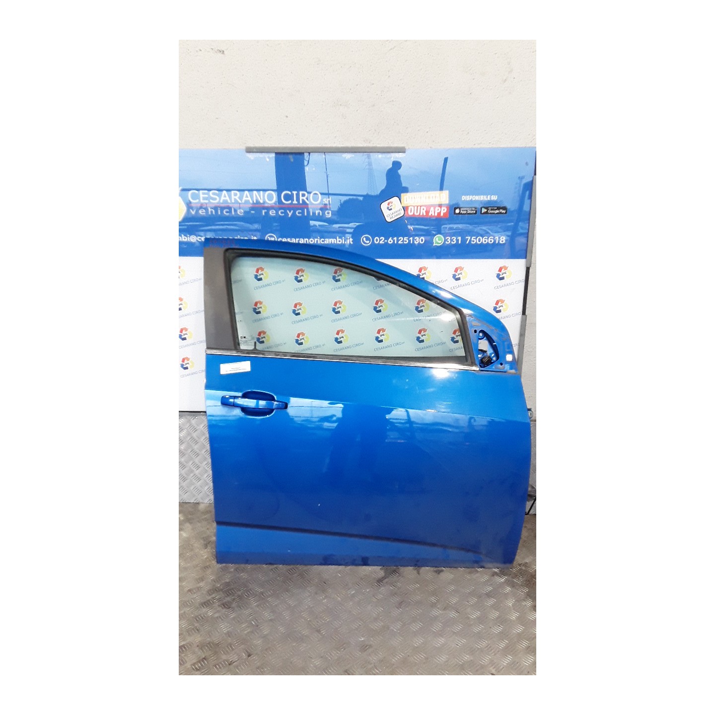 PORTA ANT. DX. 142 CHEVROLET (DAEWOO) AVEO (T300) (05/11-) A12XER 95940508