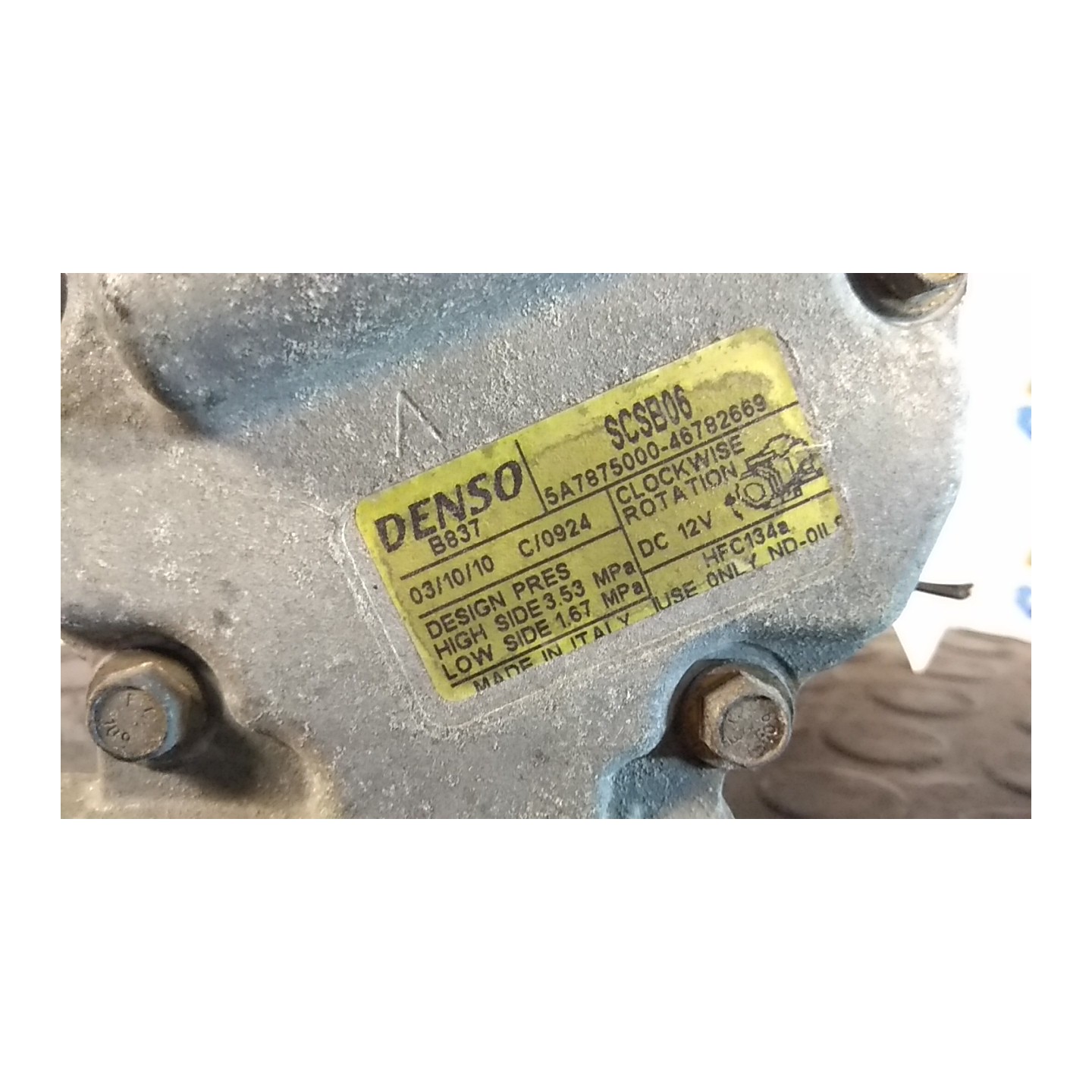COMPRESSORE A/C 101 LANCIA YPSILON (TE) (06/03-09/06) 188A5000 51747318