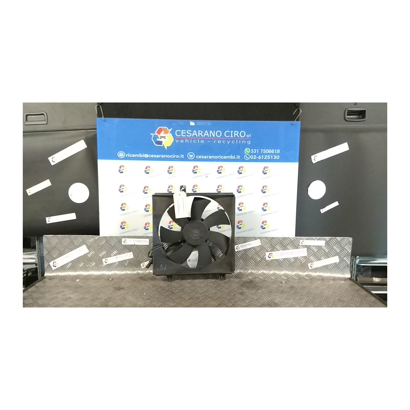 ELETTROVENTOLA CON SUPPORTO DX. 145 DR DR5 (12/07-) SQR481F 711010064