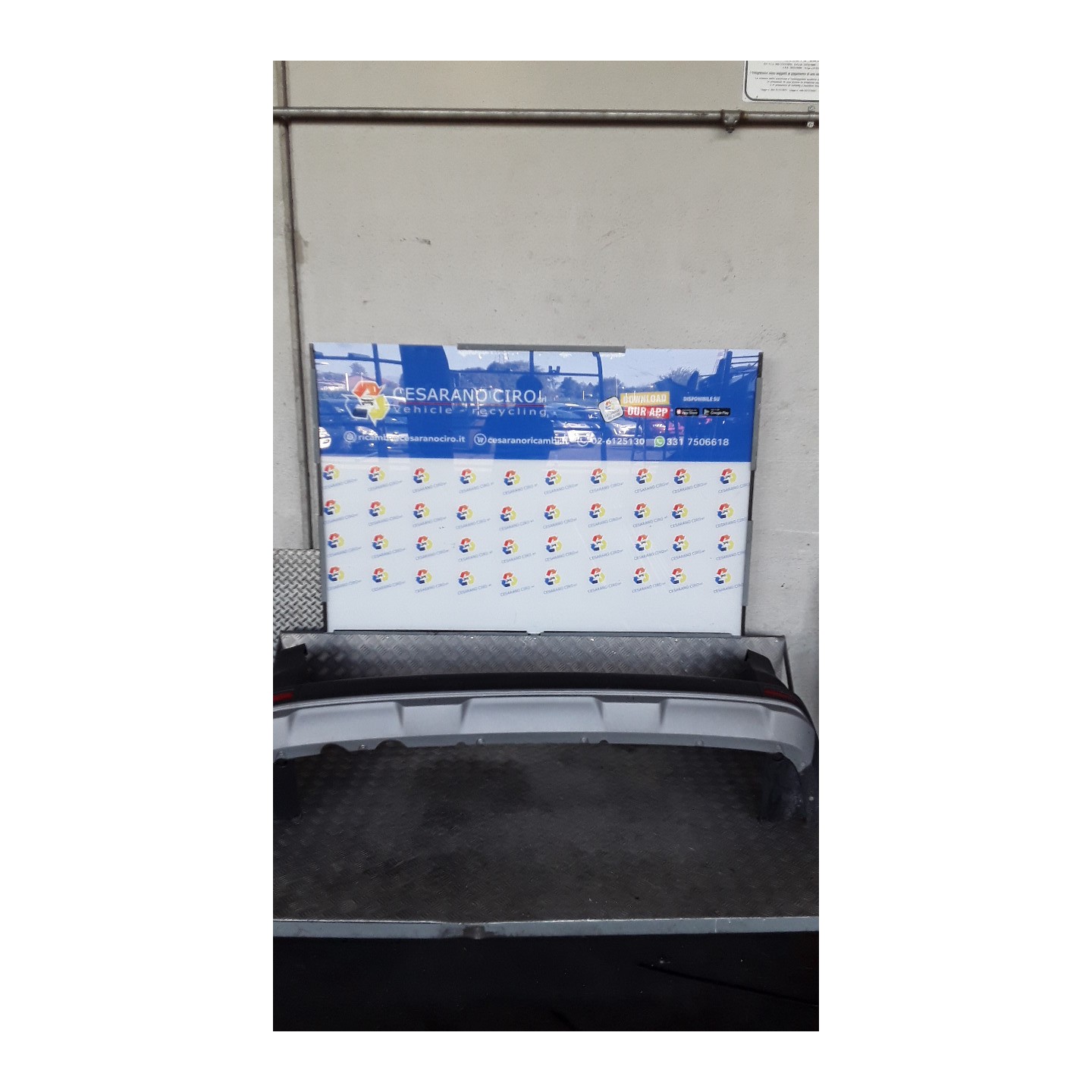 PARAURTI POST. CENTR. 122 RENAULT KANGOO FURGONE (07/21-) K9KU8 289200004R