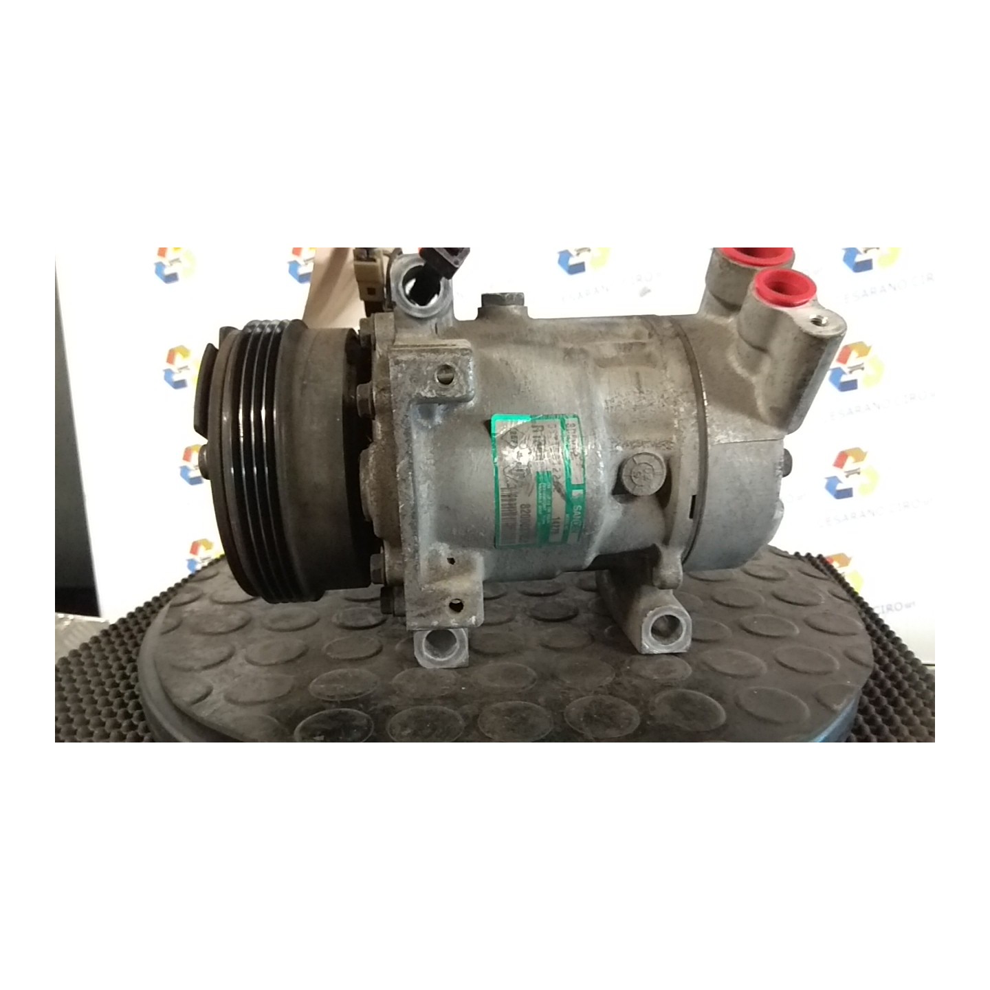 COMPRESSORE A/C ROTAZIONE 067 RENAULT CLIO 2A SERIE (05/01-11/10) D4FB7 7711134670