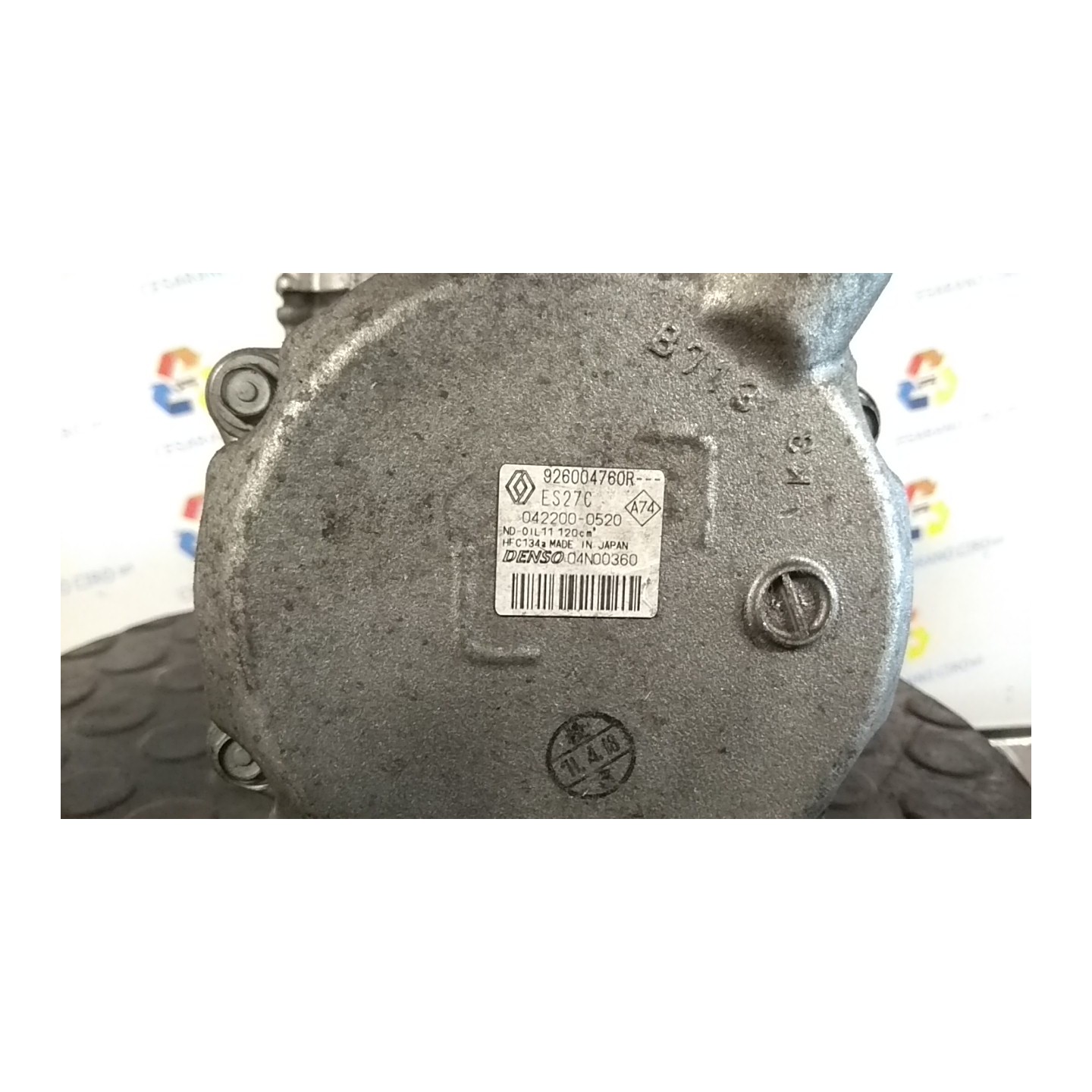COMPRESSORE A/C 145 RENAULT KANGOO FURGONE (07/21-) K9KU8 926006UB0A