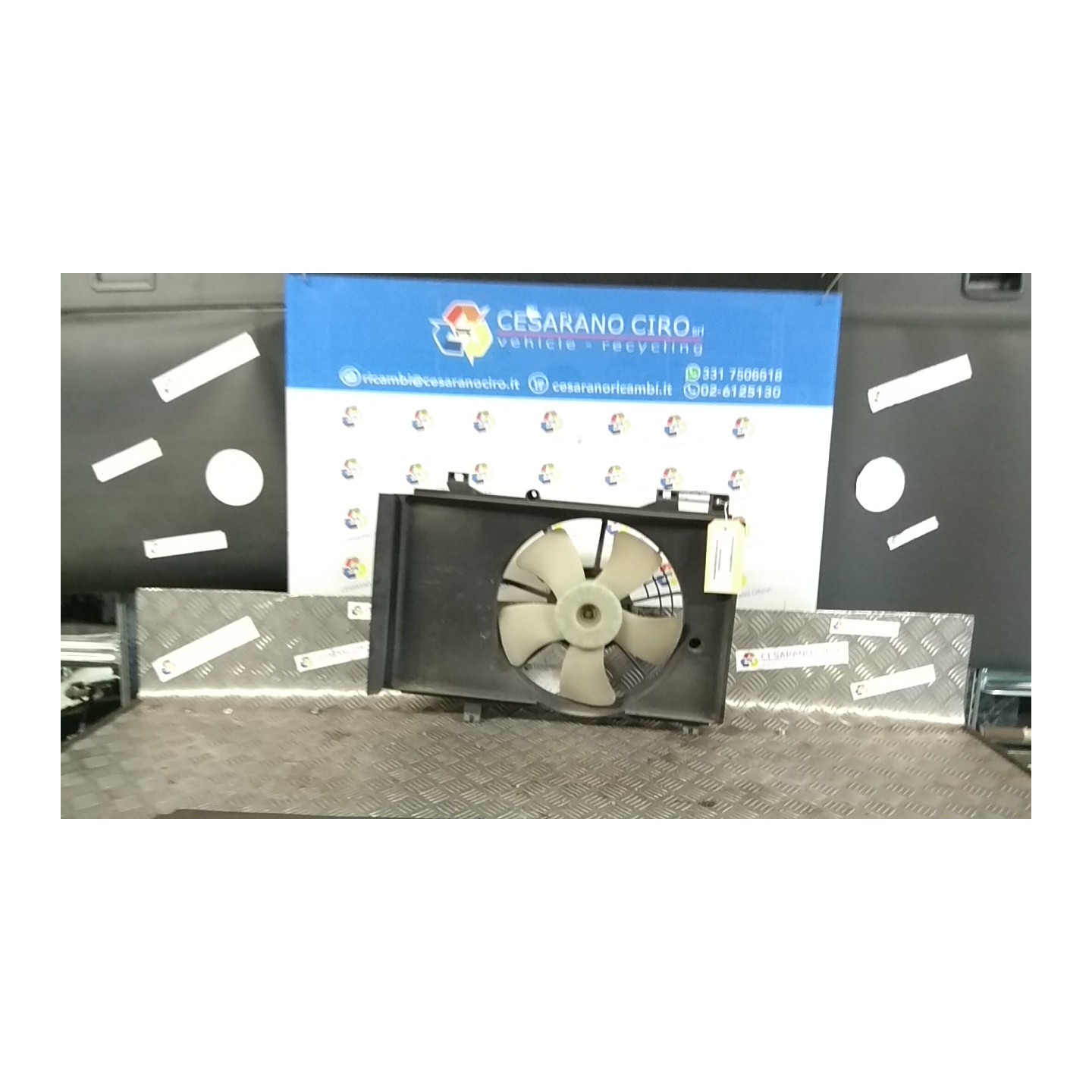 CONVOGLIATORE ARIA C/ELETTROVENTOLA 158 MAZDA MAZDA 2 2A SERIE (08/07-12/14 ZJ ZJ3815025B