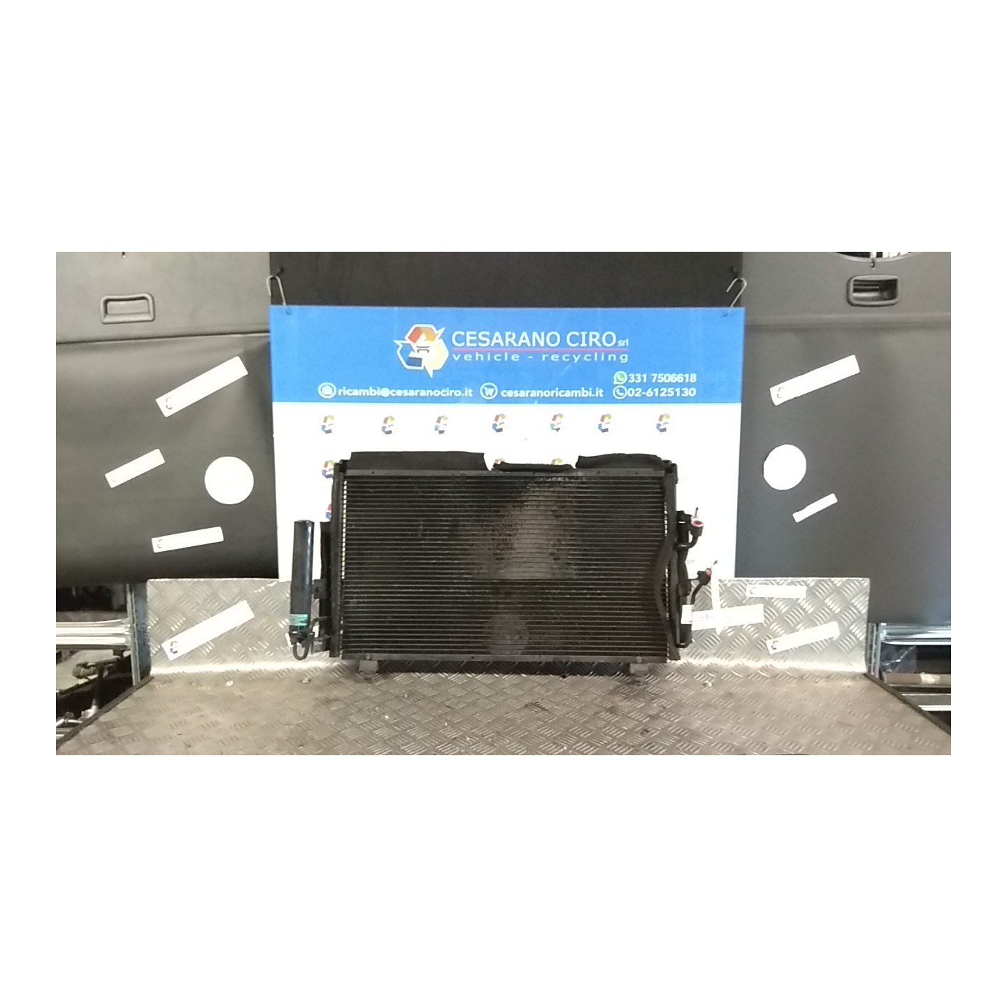 CONDENSATORE A/C 012 MITSUBISHI OUTLANDER 1A SERIE (05/03-10/0 4G69 MN124248