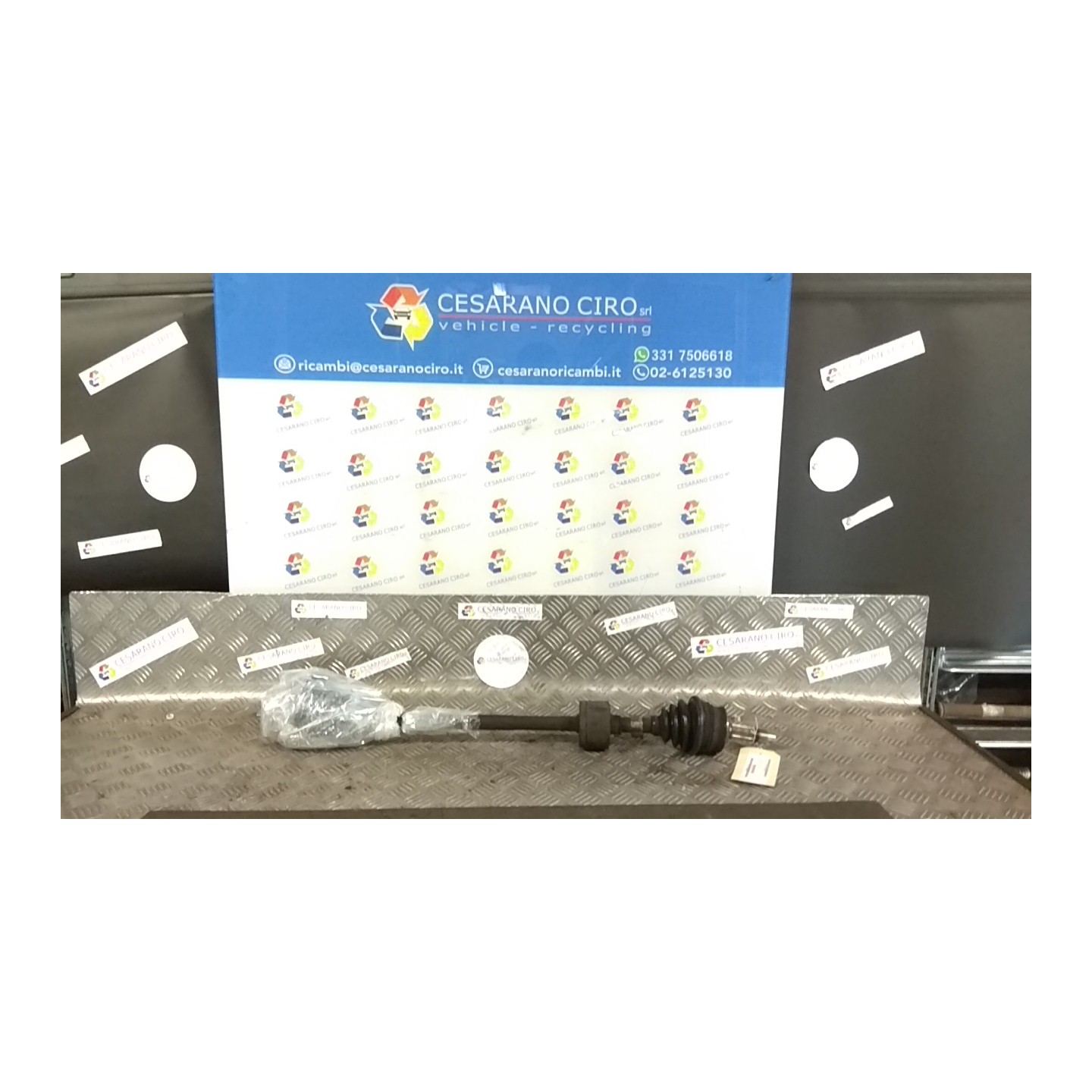 SEMIALBERO ANT. DX. 021 FIAT CINQUECENTO (NM) (06/92-01/99 1170A1046 46476614