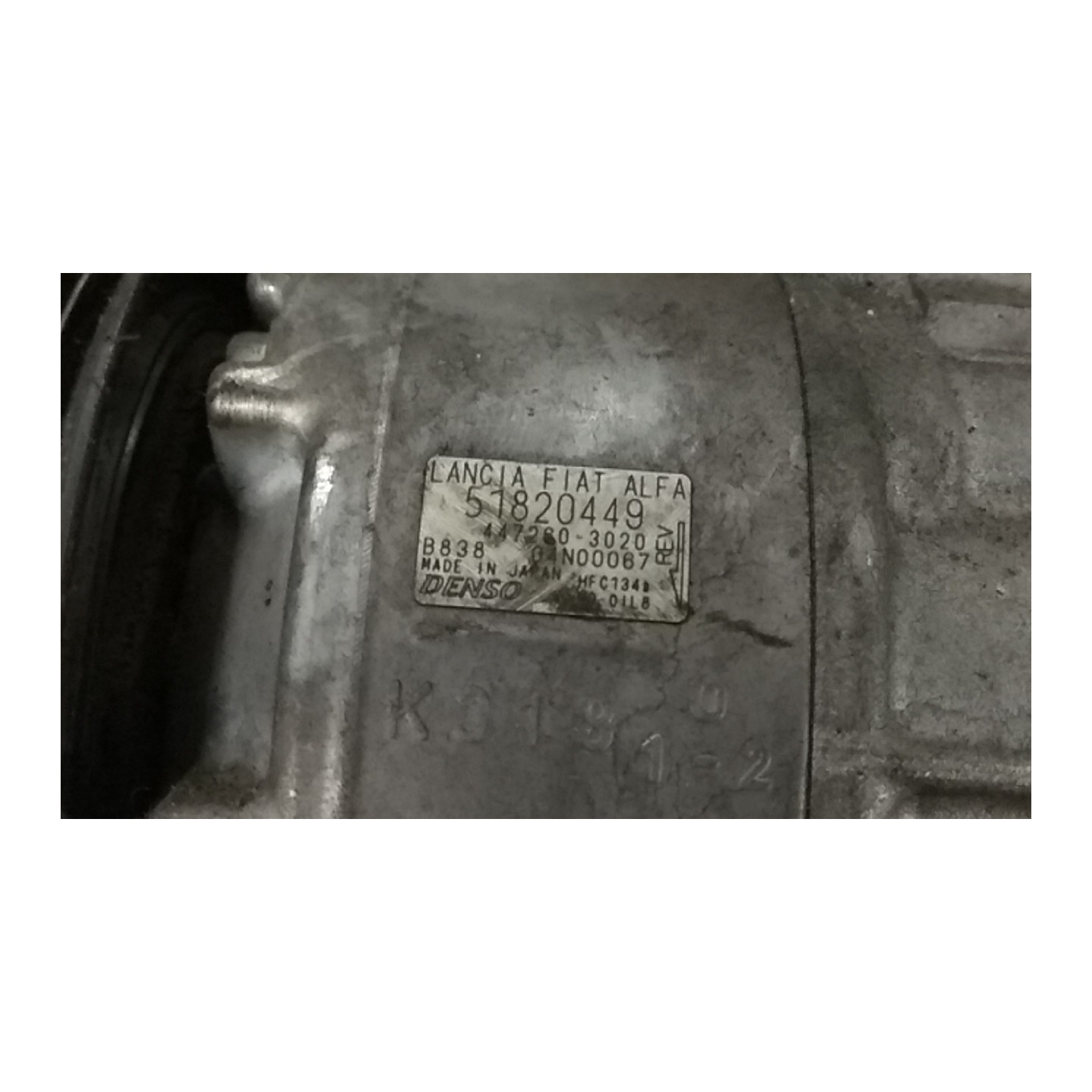 COMPRESSORE A/C 046 FIAT BRAVO (3Y) (12/09-) 198A8000 51820449