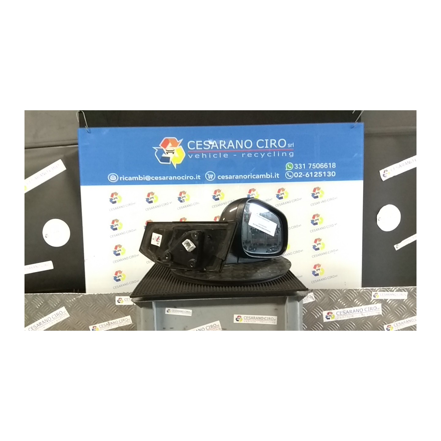 RETROVISORE EST. REGOLAZ. ELETTR. DX. 130 CHEVROLET (DAEWOO) SPARK (M300) (01/10-12/15) B12D1 95905520