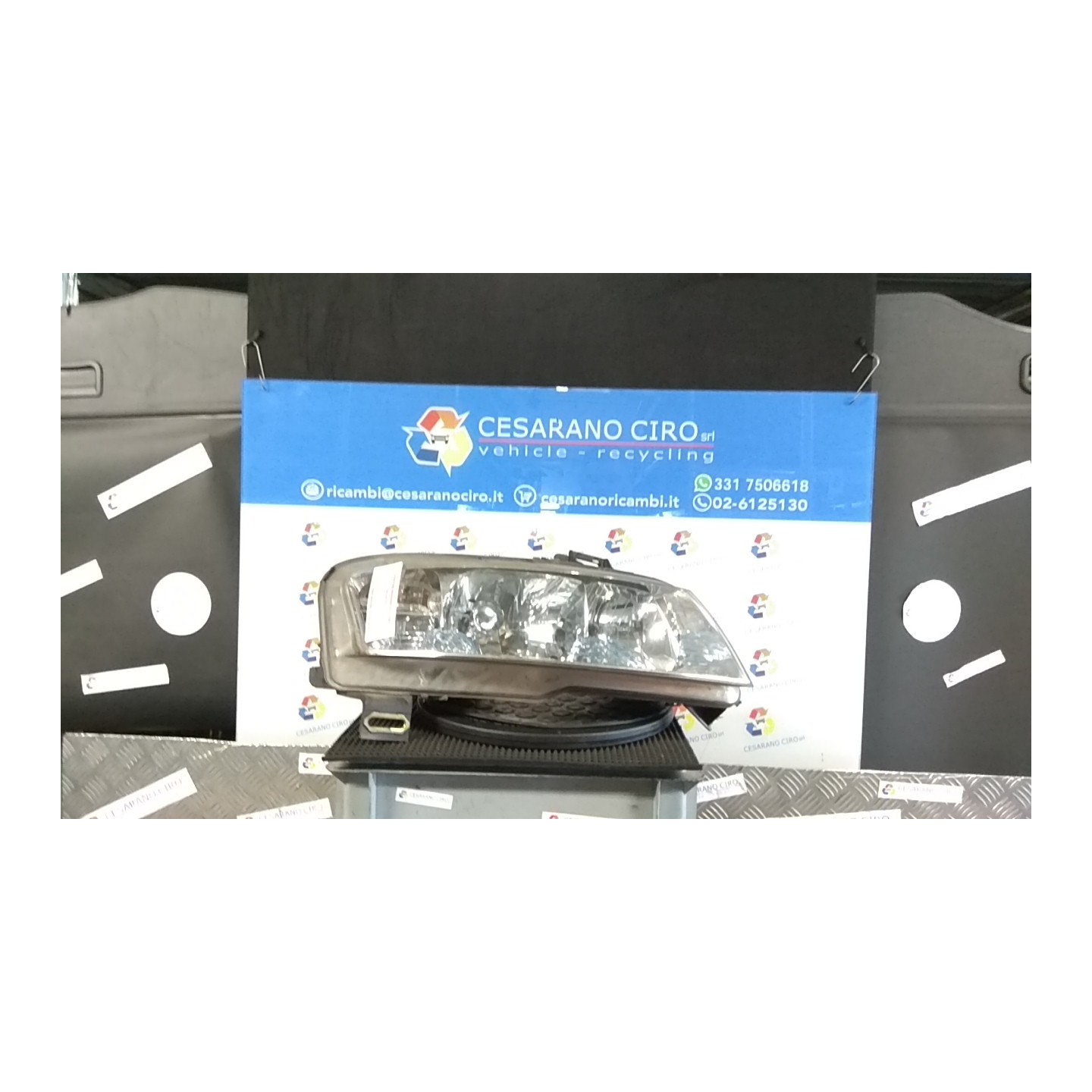PROIETTORE DX. 147 FIAT STILO (2C) (09/01-11/03) 182B6000 51716353