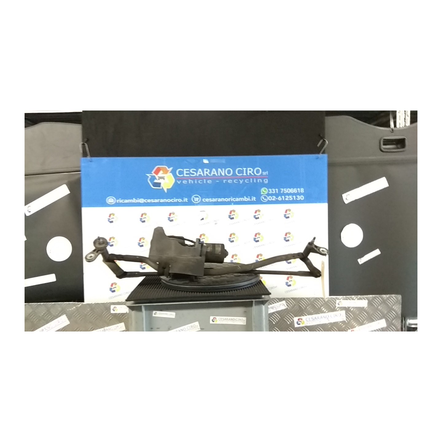 MECCANISMO TERGIPARABREZZA CON MOTORINO 004 PEUGEOT BOXER FURGONE (07/06-04/14) 4HU 6405PP