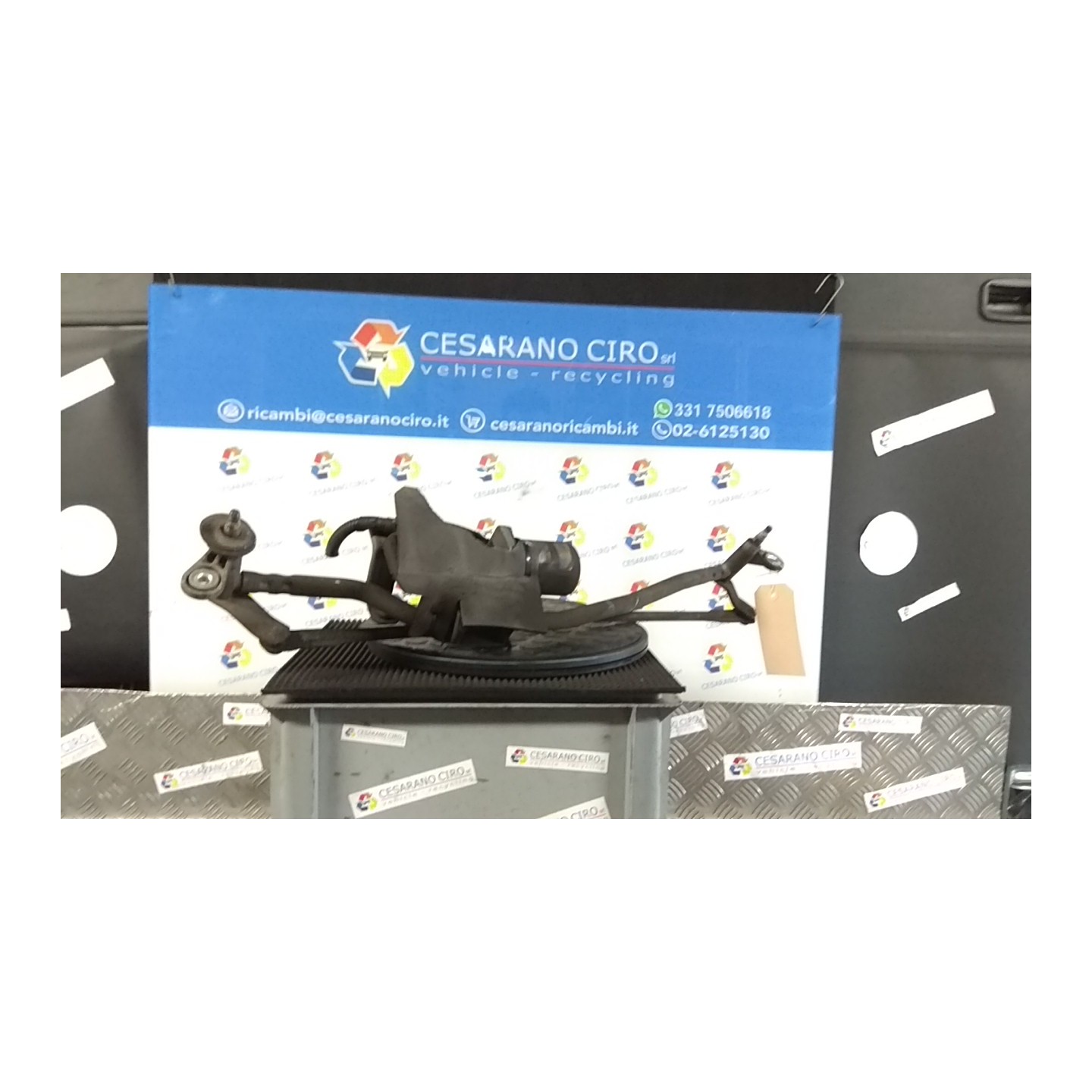 MECCANISMO TERGIPARABREZZA CON MOTORINO 004 PEUGEOT BOXER FURGONE (07/06-04/14) 4HU 6405PP