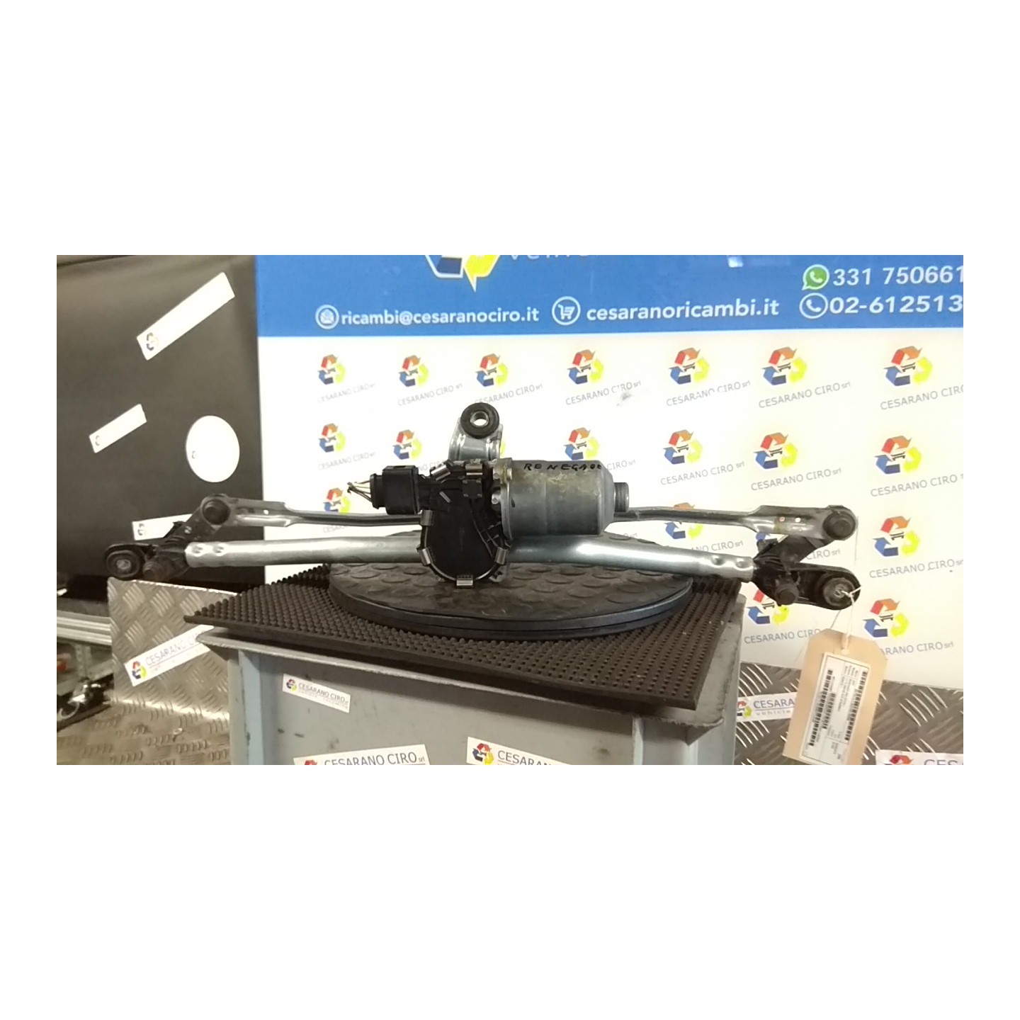 MECCANISMO TERGIPARABREZZA CON MOTORINO 096 JEEP RENEGADE (RE) (07/18-) 55282151 51953959