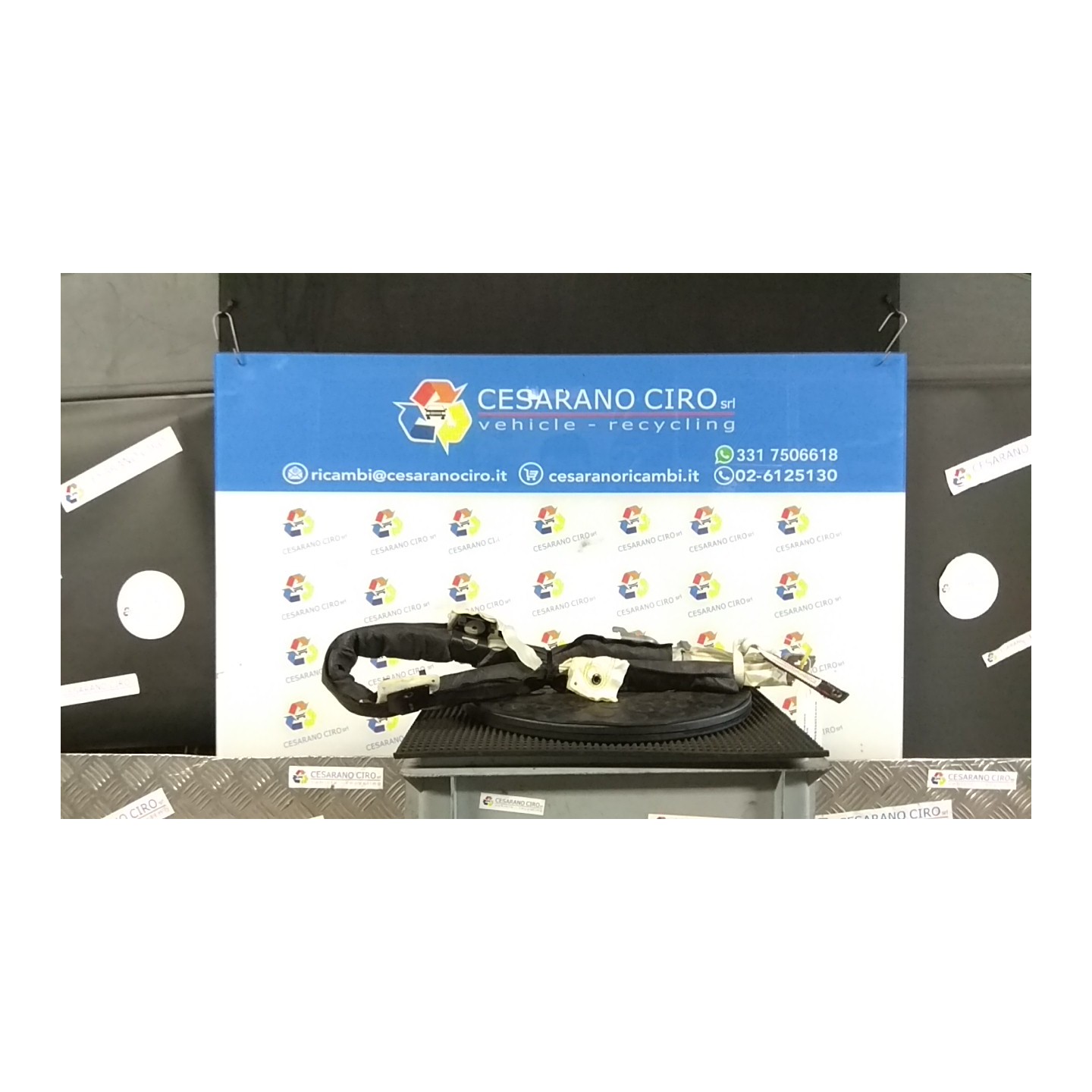 DISPOSITIVO AIRBAG A TENDINA DX. 074 FIAT 500 (3P) (07/07-01/15) 169A4000 51782980