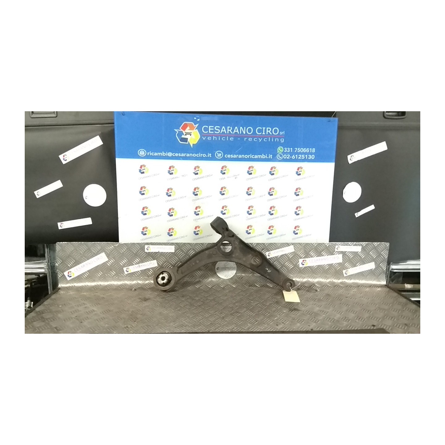 BRACCIO OSCILLANTE SOSP. ANT. DX. 113 PEUGEOT BOXER FURGONE (07/06-04/14) 4HU 3521P1