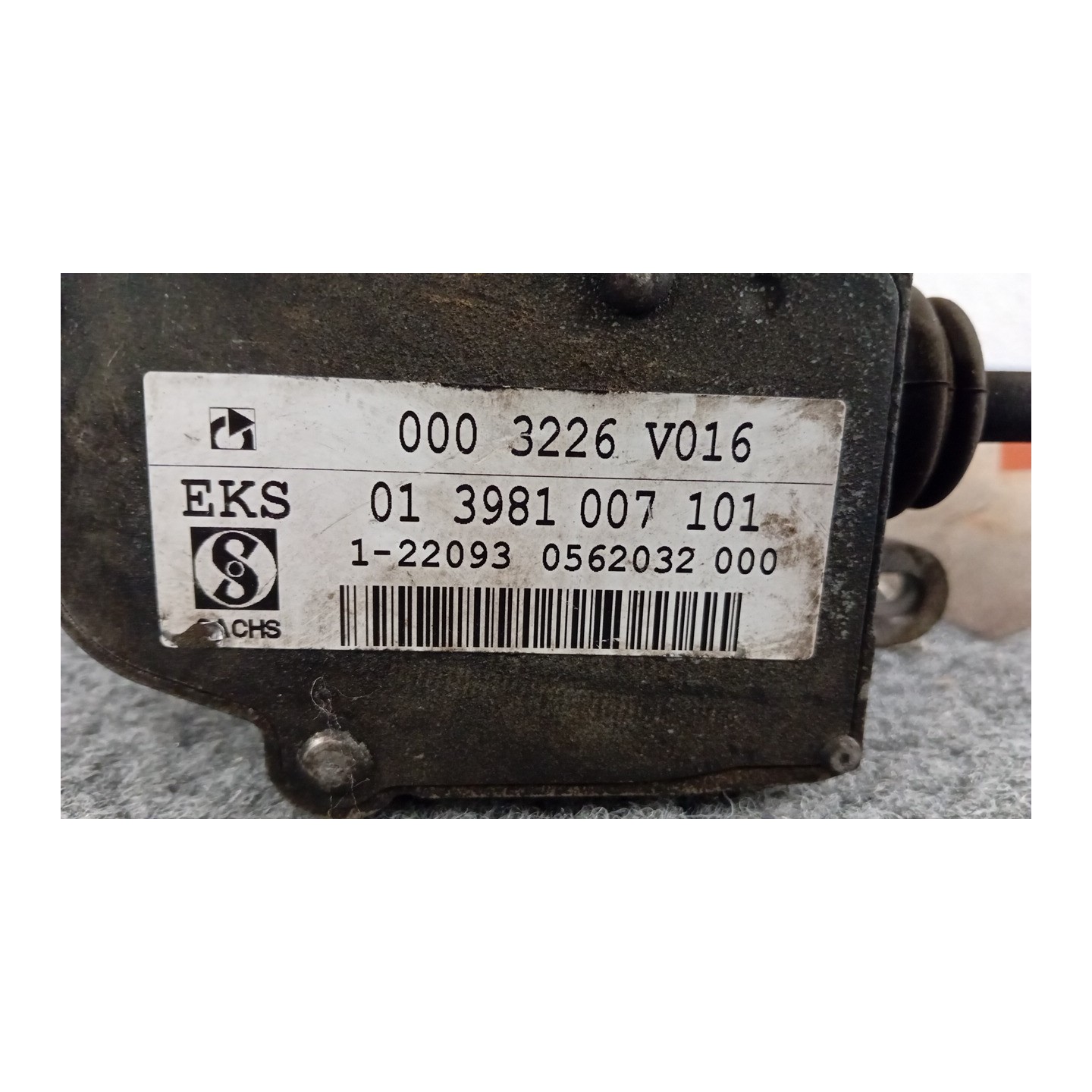 AZIONATORE FRIZIONE CAMBIO SEQUENZIA 127 SMART ROADSTER (W452) (01/03-10/07)  Q0003226V016000000