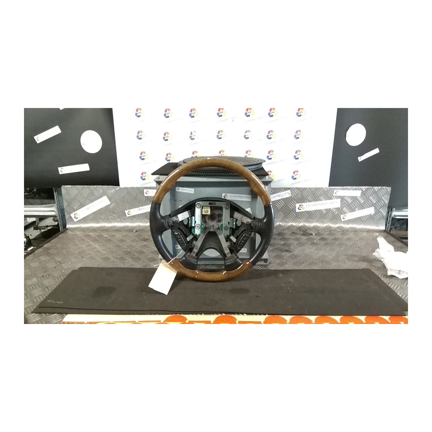 VOLANTE PELLE 061 JAGUAR S-TYPE (X200) (01/99-06/02) FB C2C17445AMB
